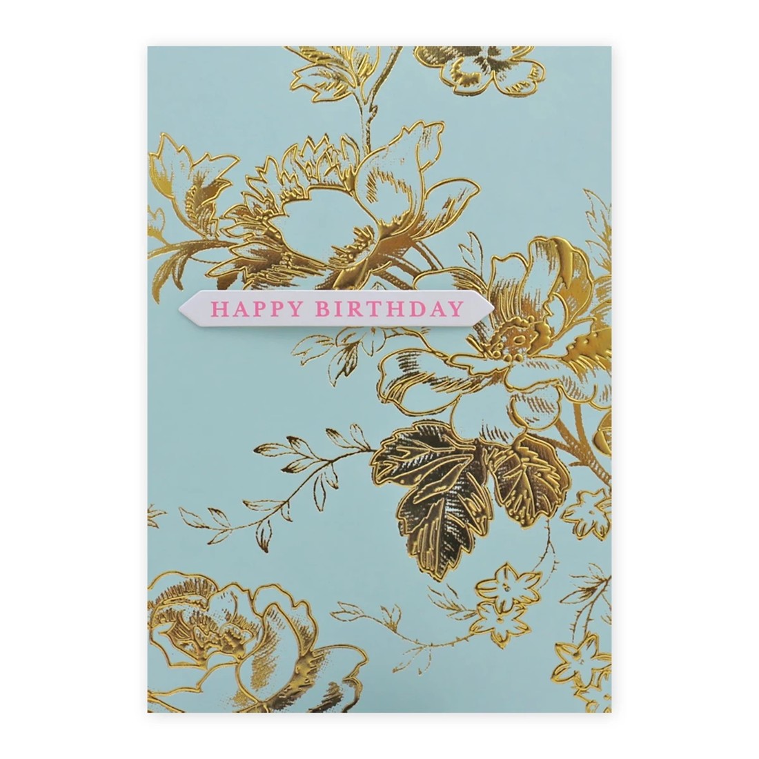 3 Connections from Hallmark Birthday Card - Golden Floral, 3 of 3