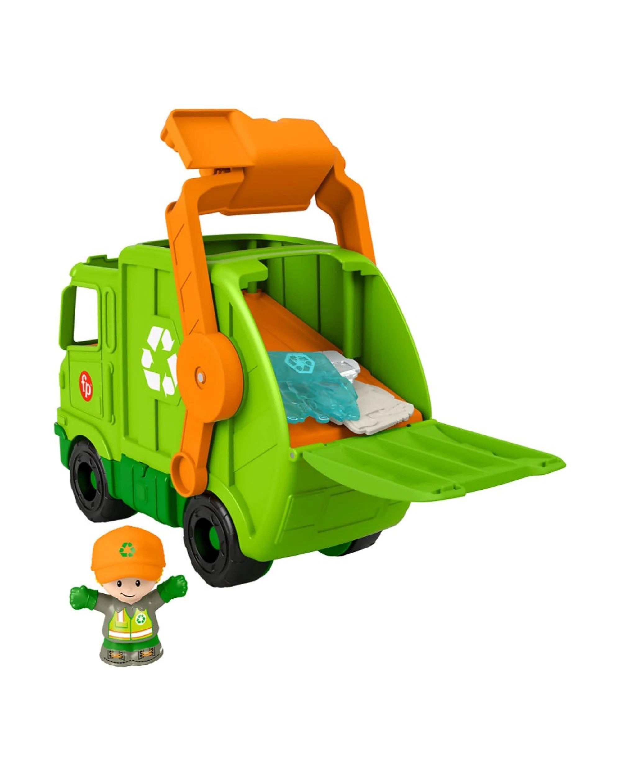 4 Fisher-Price Little People Recycling Truck, 4 of 4