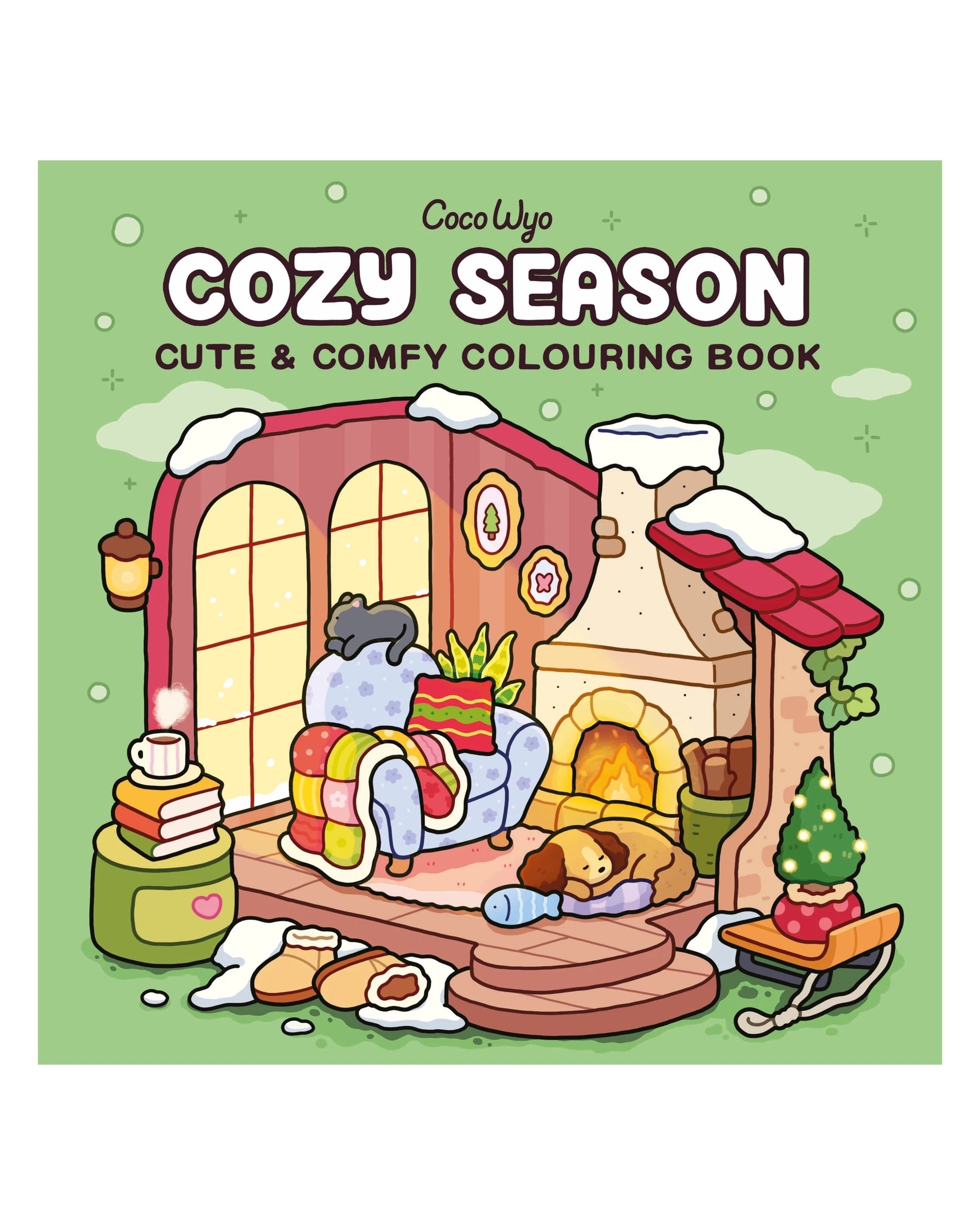 1 Cozy Season: Cute and Comfy Colouring Book by Coco Wyo - Book, 1 of 1