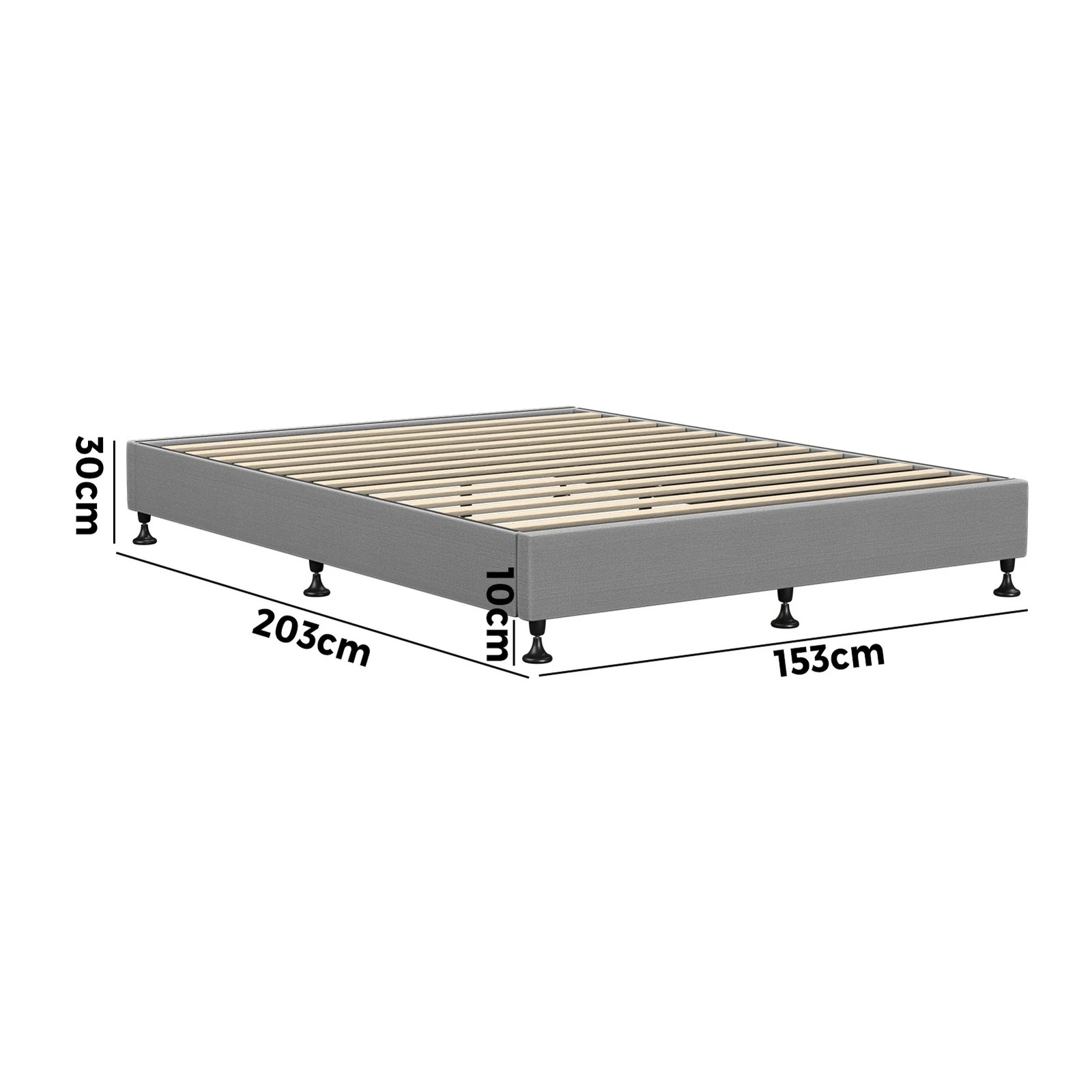 10 Oikiture Queen Bed Base Platform
 - Grey, 10 of 10