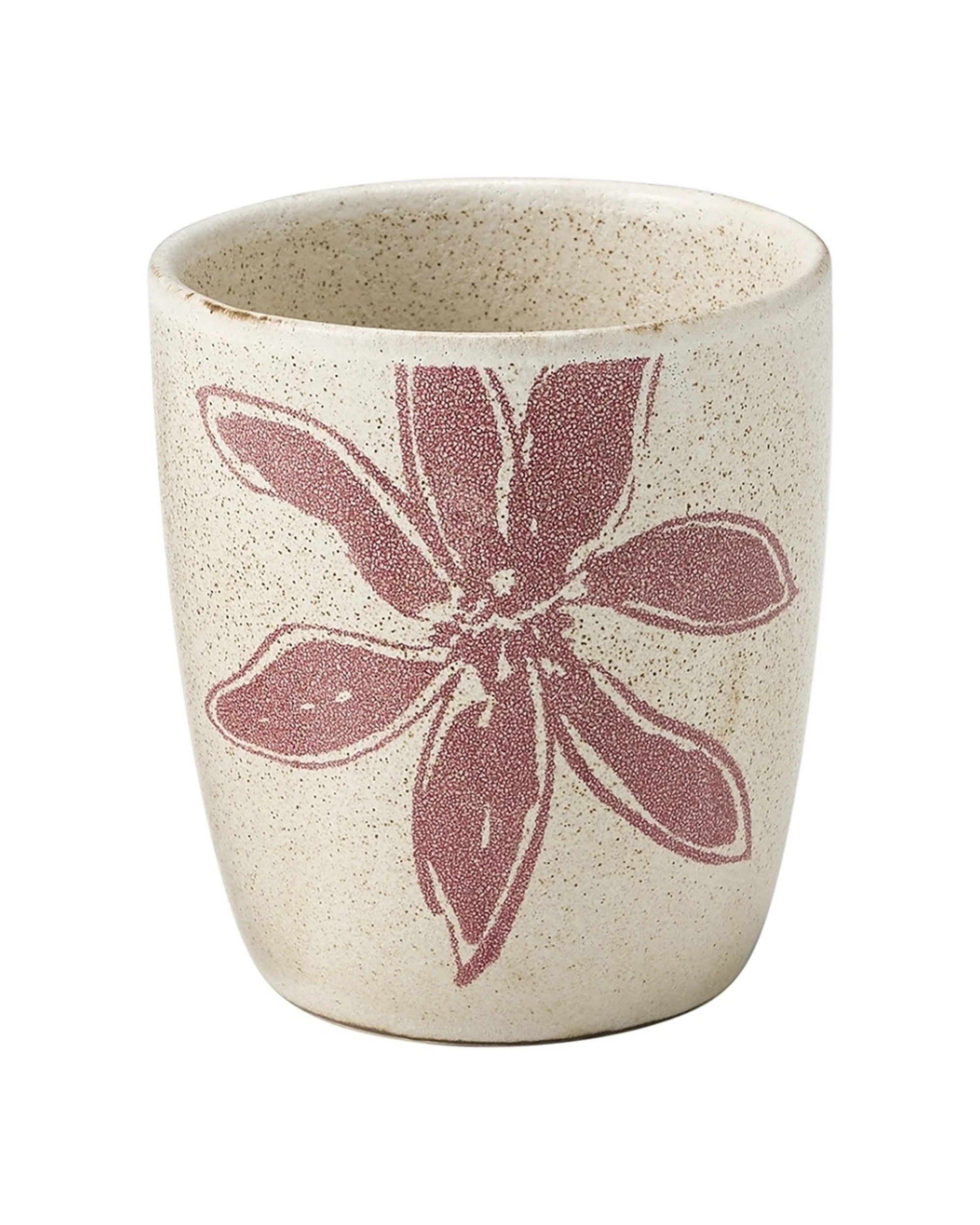 2 Ecology 4pc Hand Drawn Floral Silhouettes Cecile Latte Cup Set 210ml - Multi, 2 of 5
