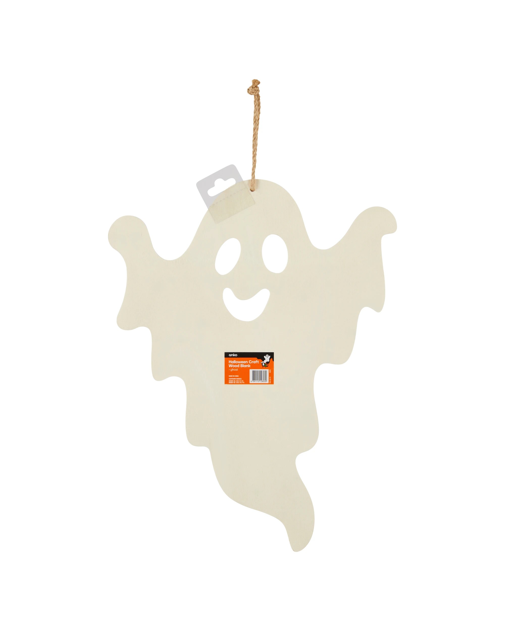 3 Halloween Craft Wood Blank - Ghost, 3 of 3