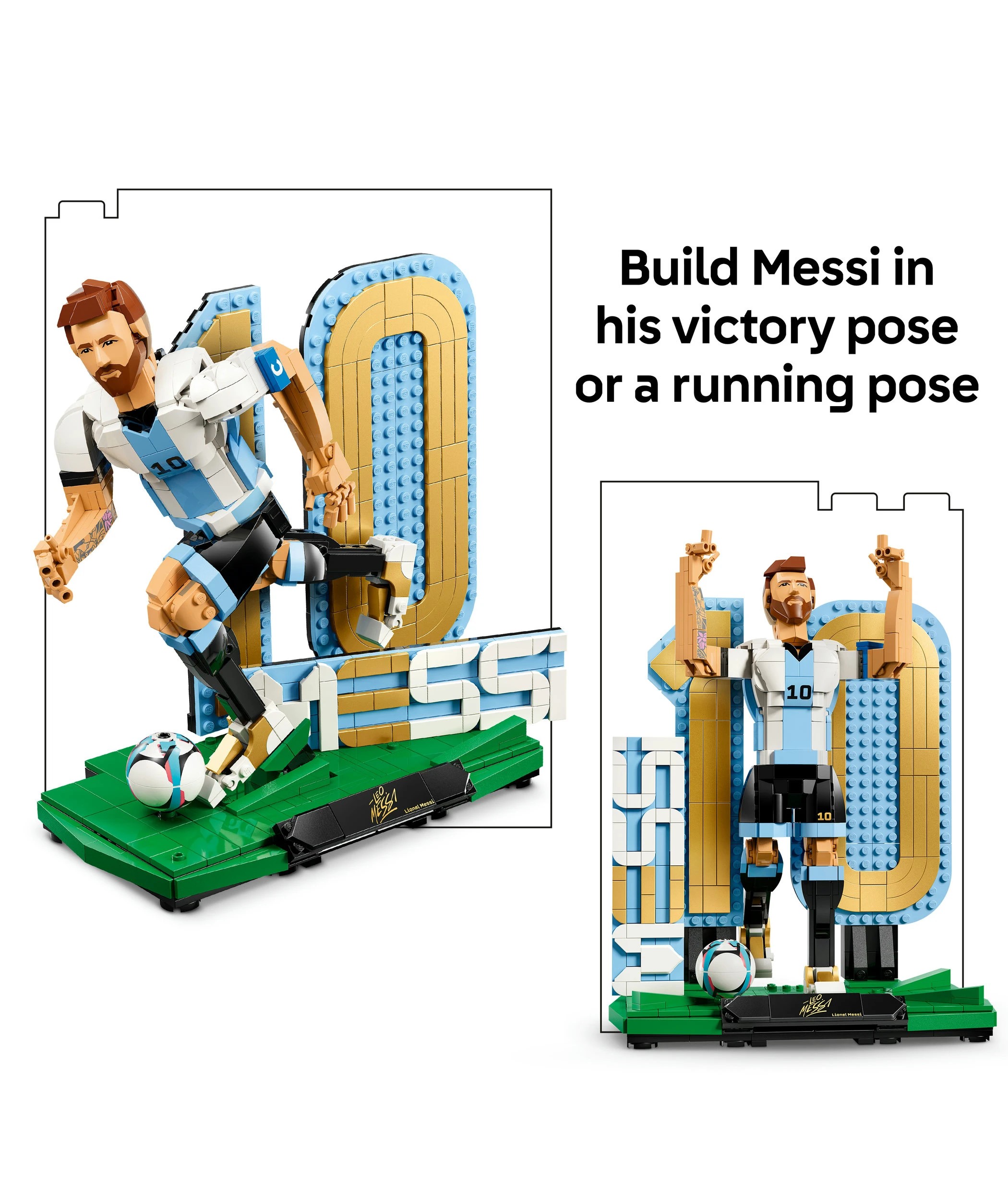 4 LEGO Editions Football Lionel Messi - Football Legend 43015, 4 of 10