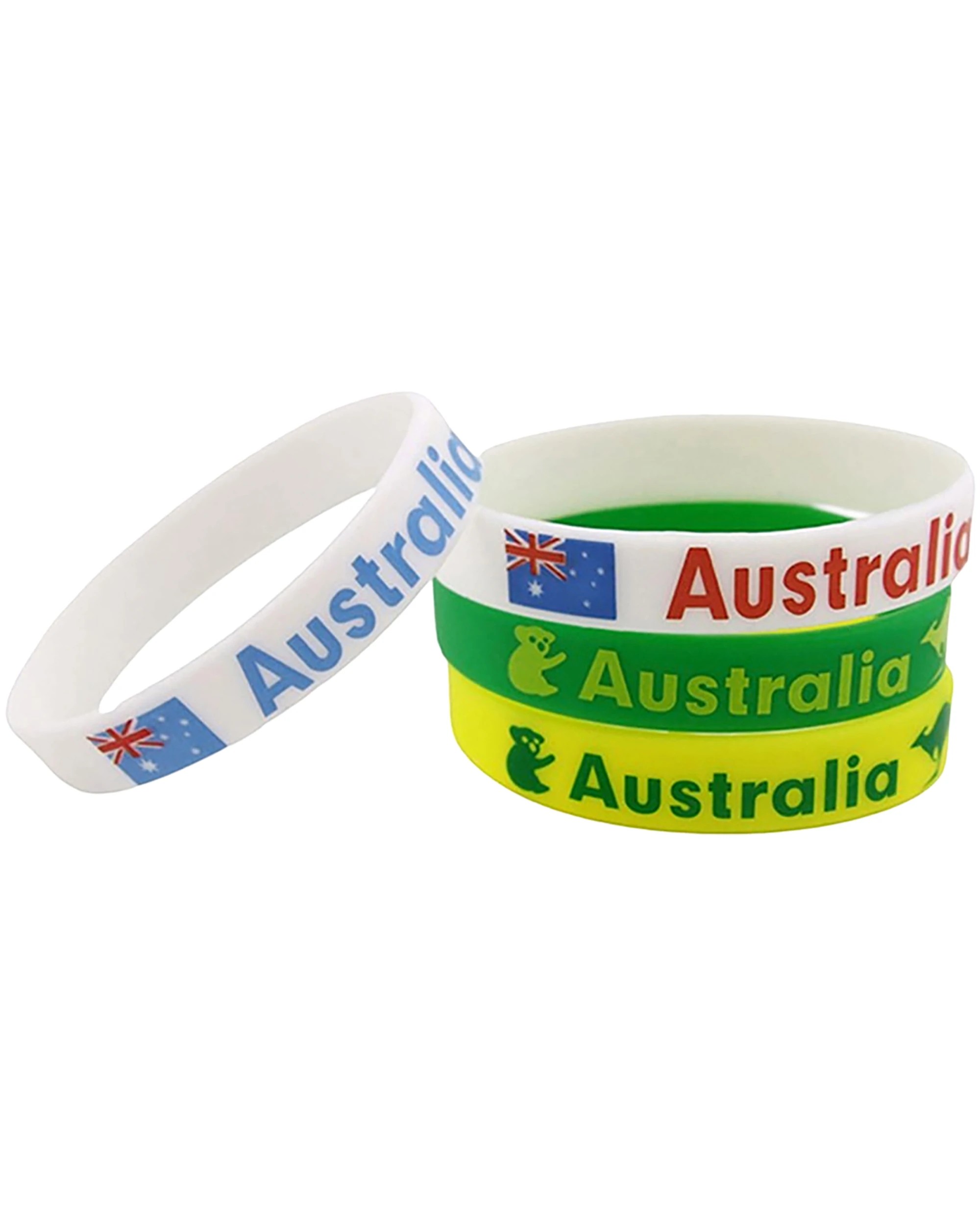 1 Oceana Australia Rubber Wristbands Pack of 4 - Multi, 1 of 2