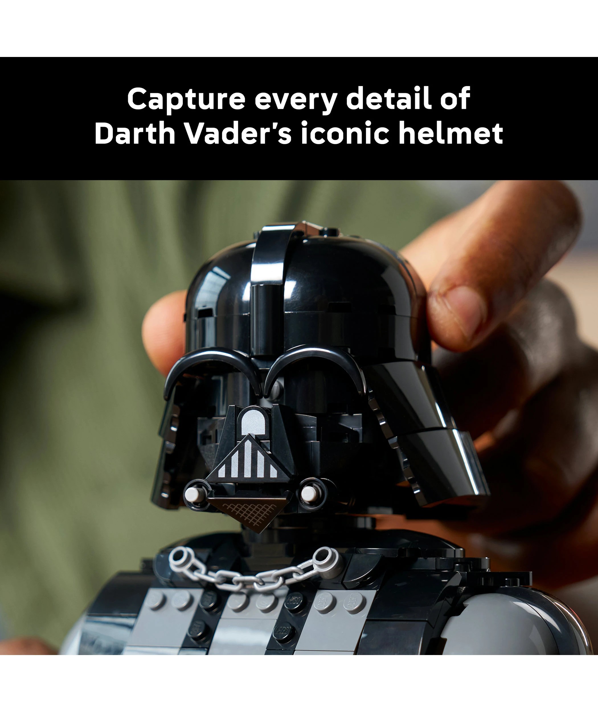 5 LEGO Star Wars Darth Vader Bust 75439, 5 of 10