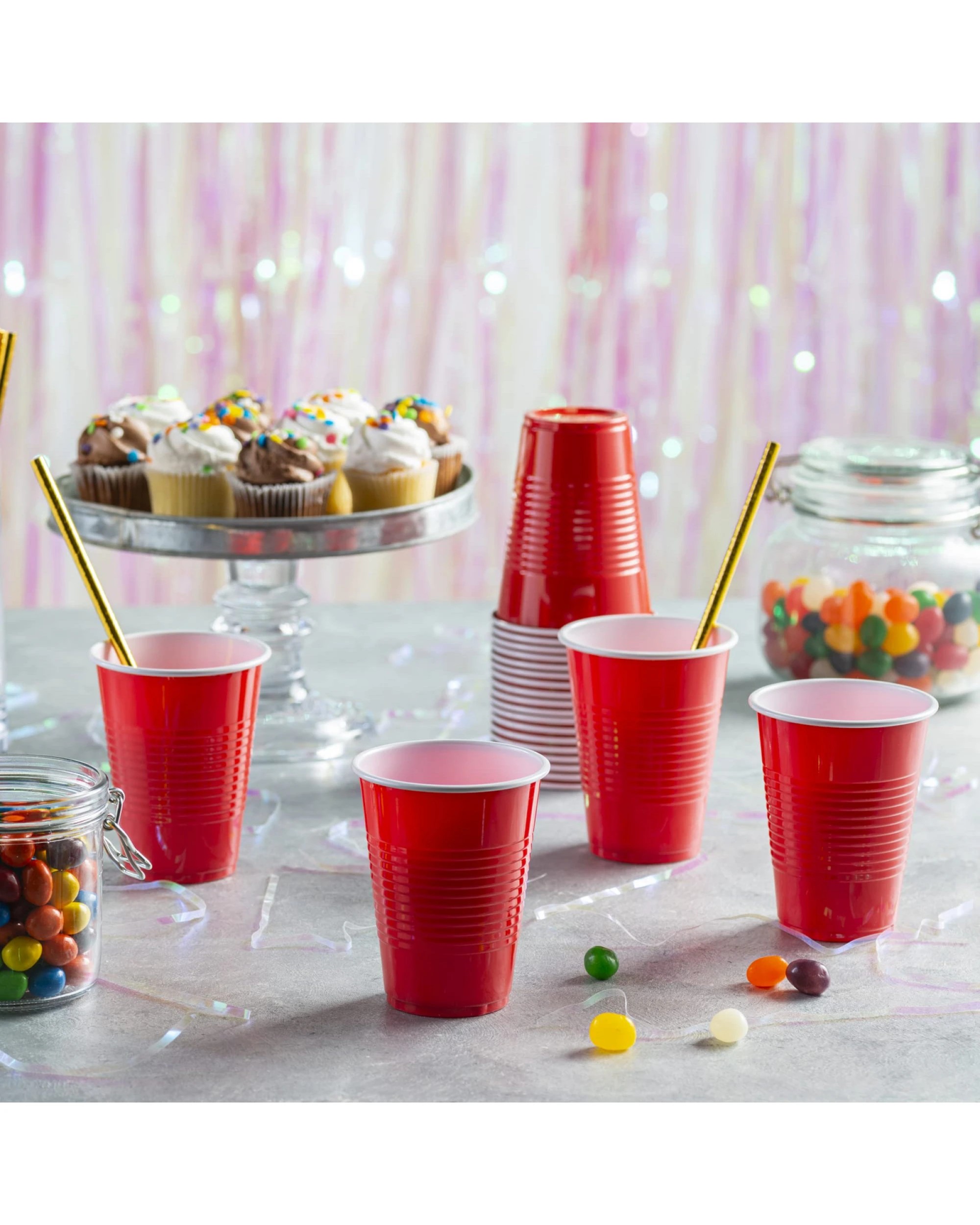2 BR Home 720x 266ml Plastic Cups in Red, 2 of 4