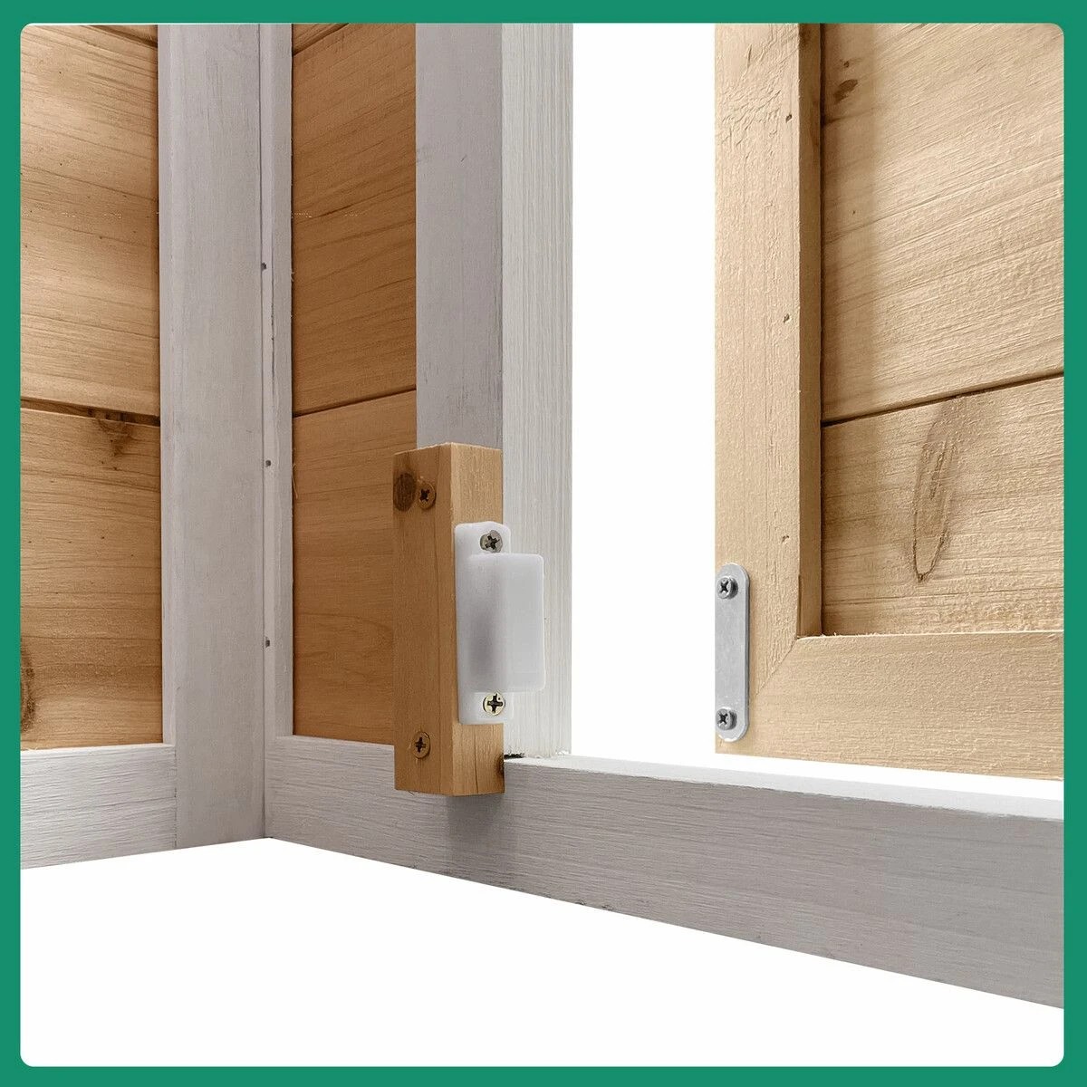 3 Kidbot Kids Wooden Cubby House Childrens Playhouse, 3 of 5