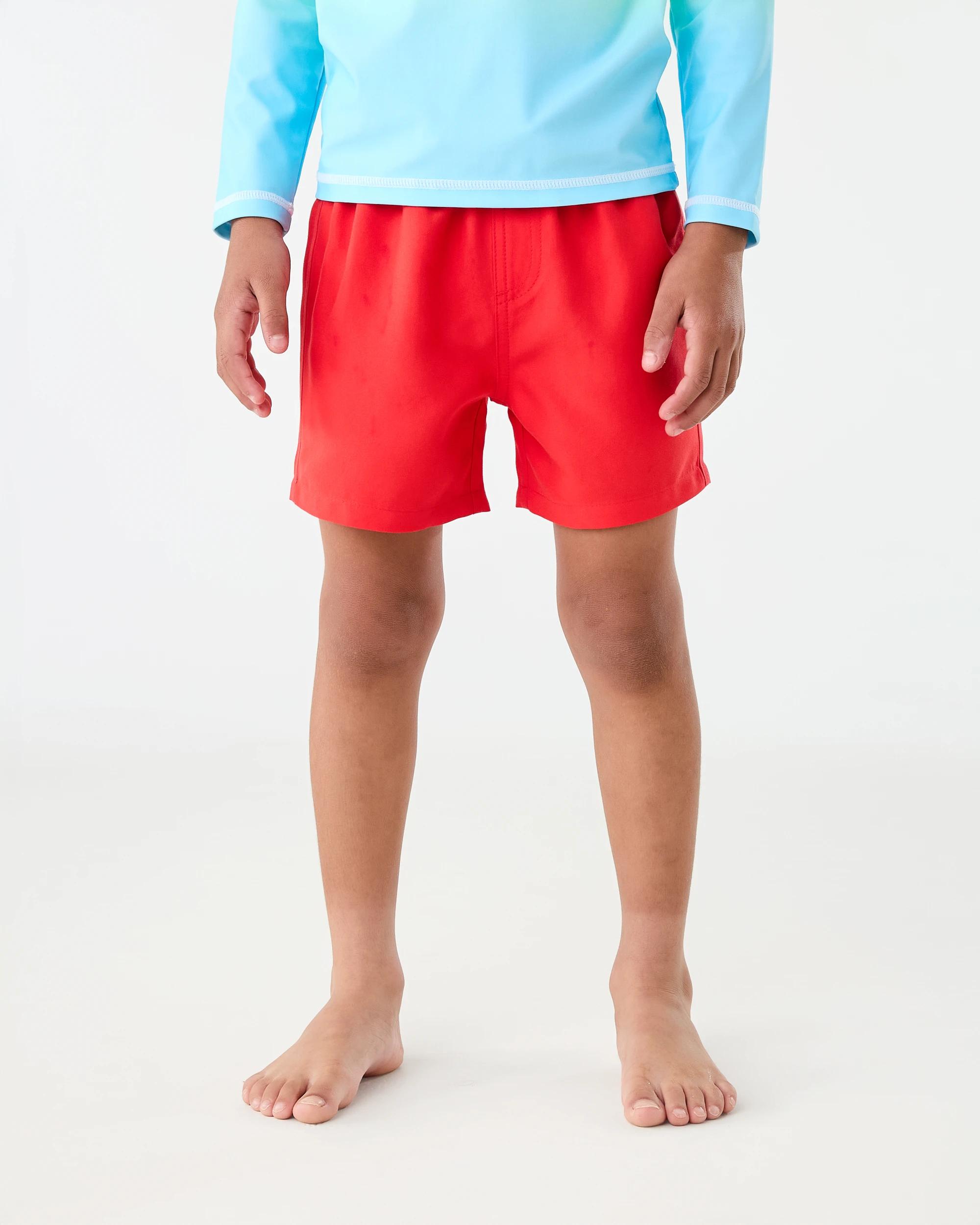 1 Plain Boardshorts Pop Red, 1 of 5