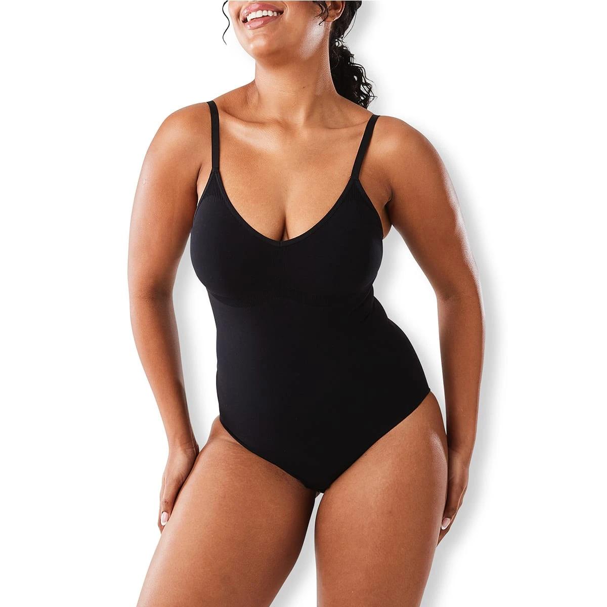 1 Seamfree Bodysuit BLACK, 1 of 8