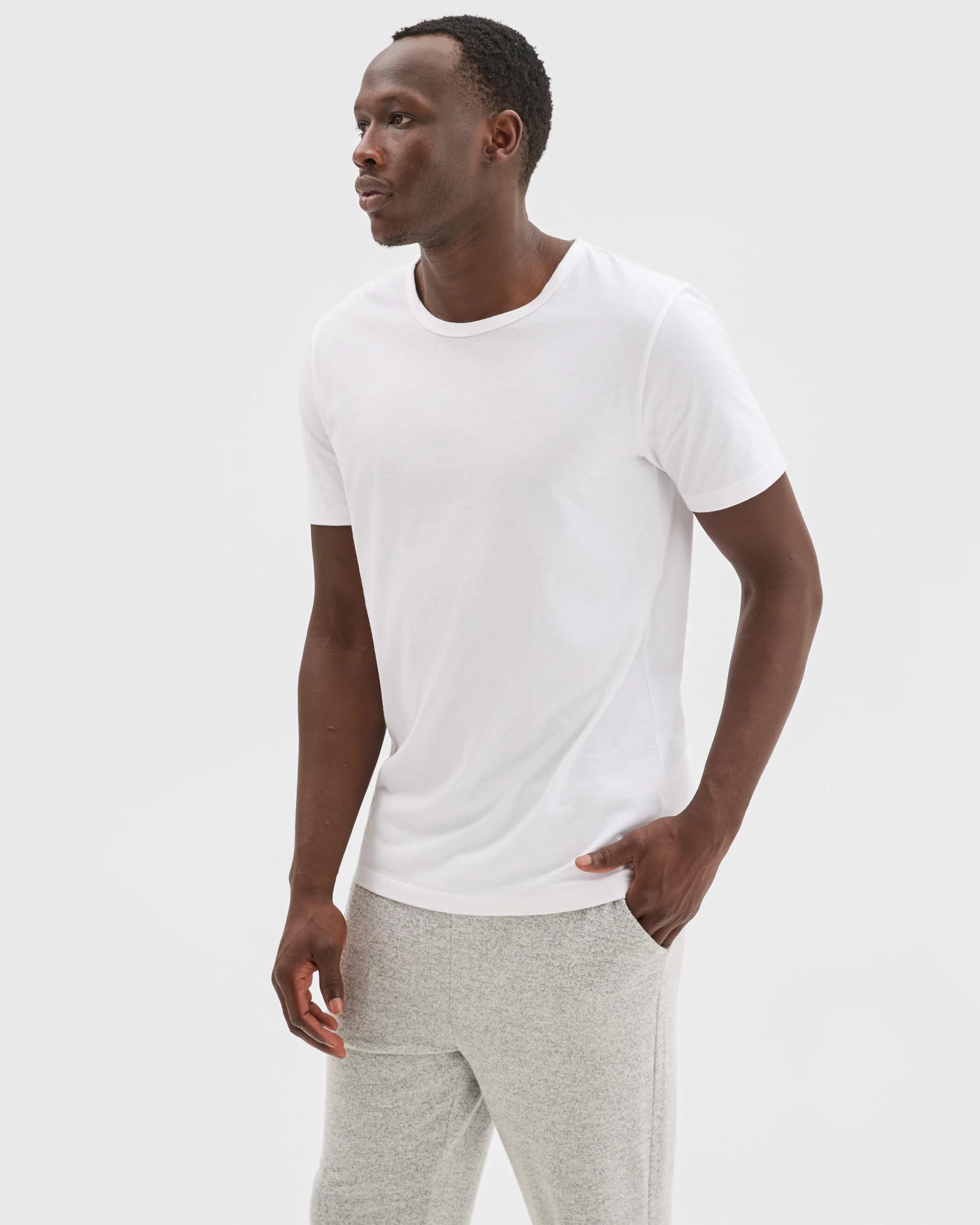 6 Maxx 2 Pack T-Shirts WHITE, 6 of 6
