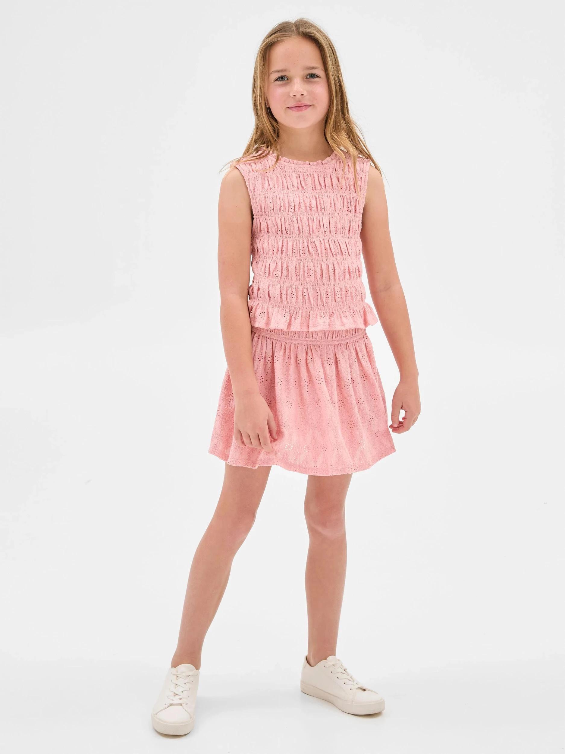 1 Target Textured Knit Skort POWDER PINK, 1 of 4