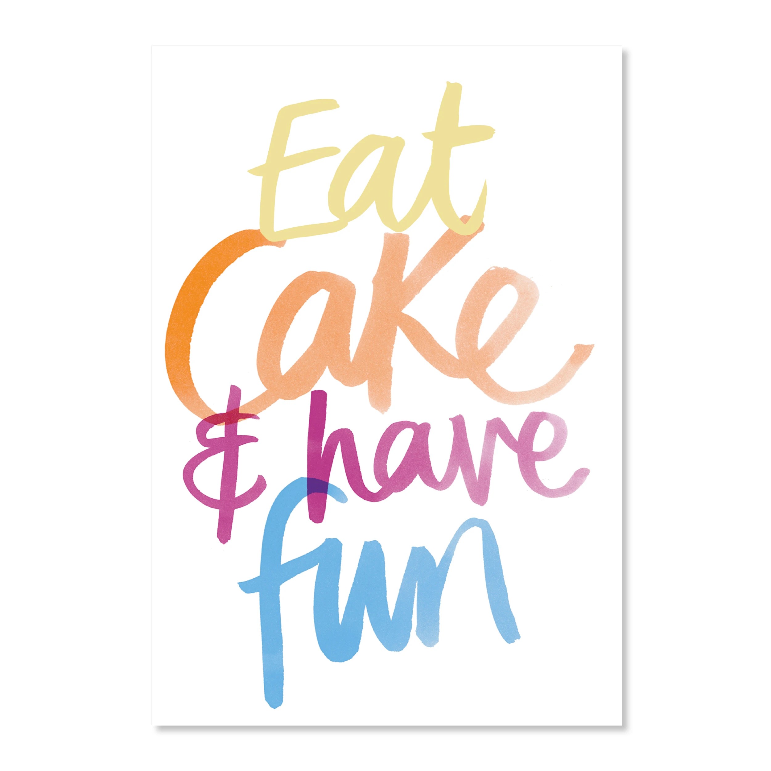 3 Hallmark Birthday Card - Eat Cake, 3 of 3