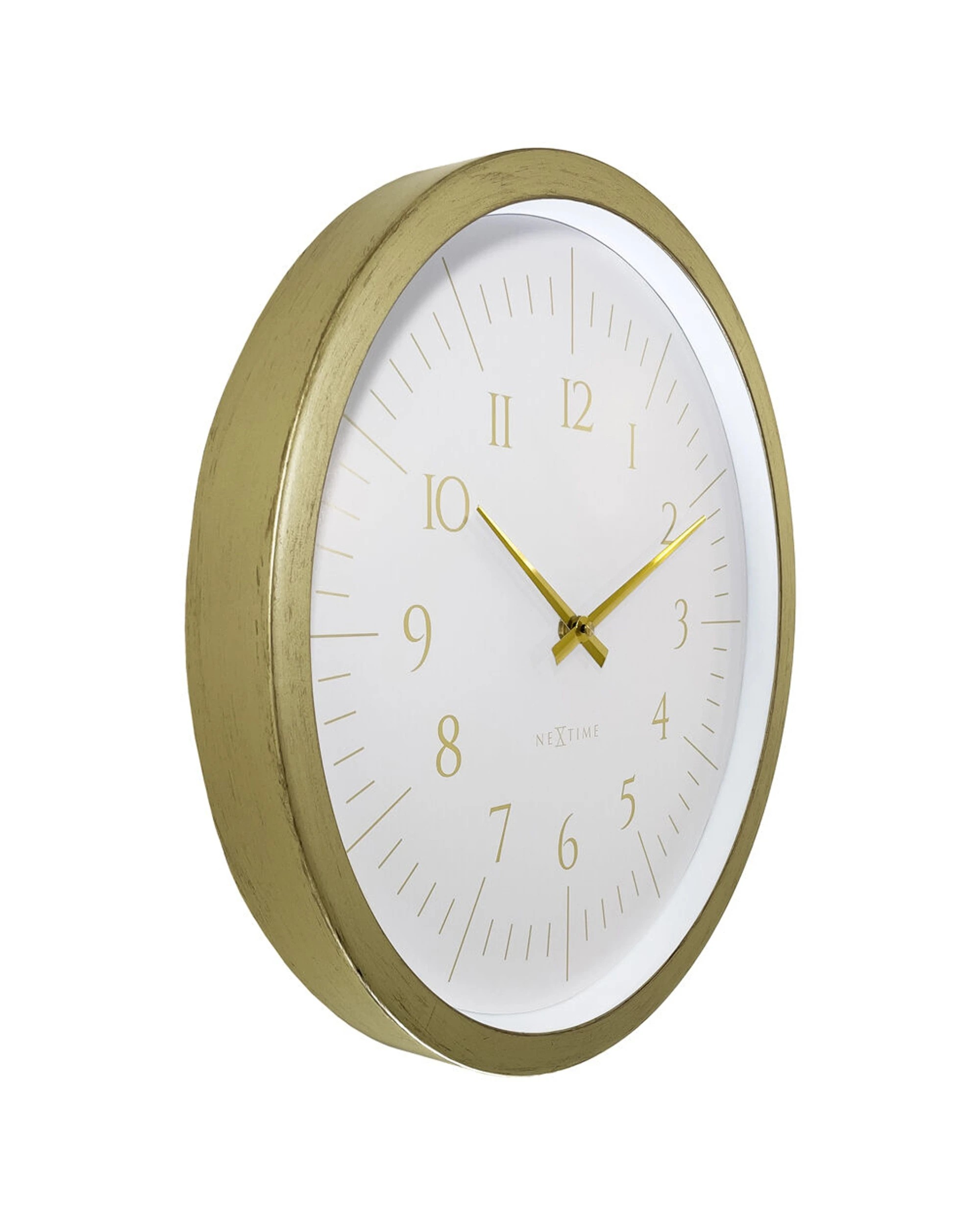 2 NeXtime Galaxy Wall Clock Silent Sweep Movement 40cm - Gold, 2 of 6