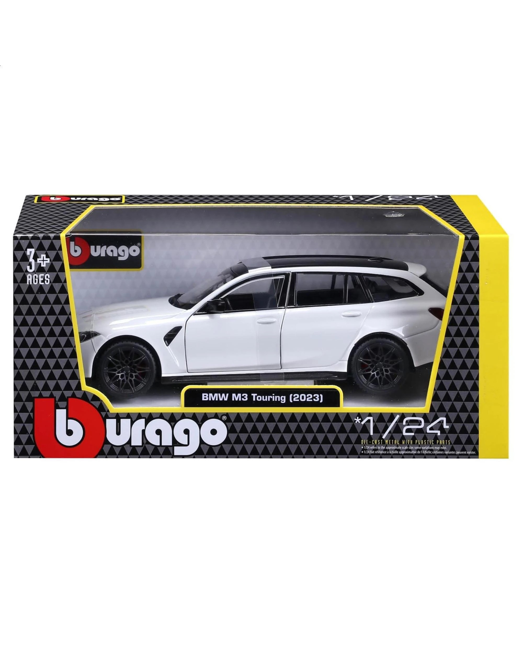 1 Bburago 2023 BMW M3 Touring 1:24 Diecast Vehicle, 1 of 6