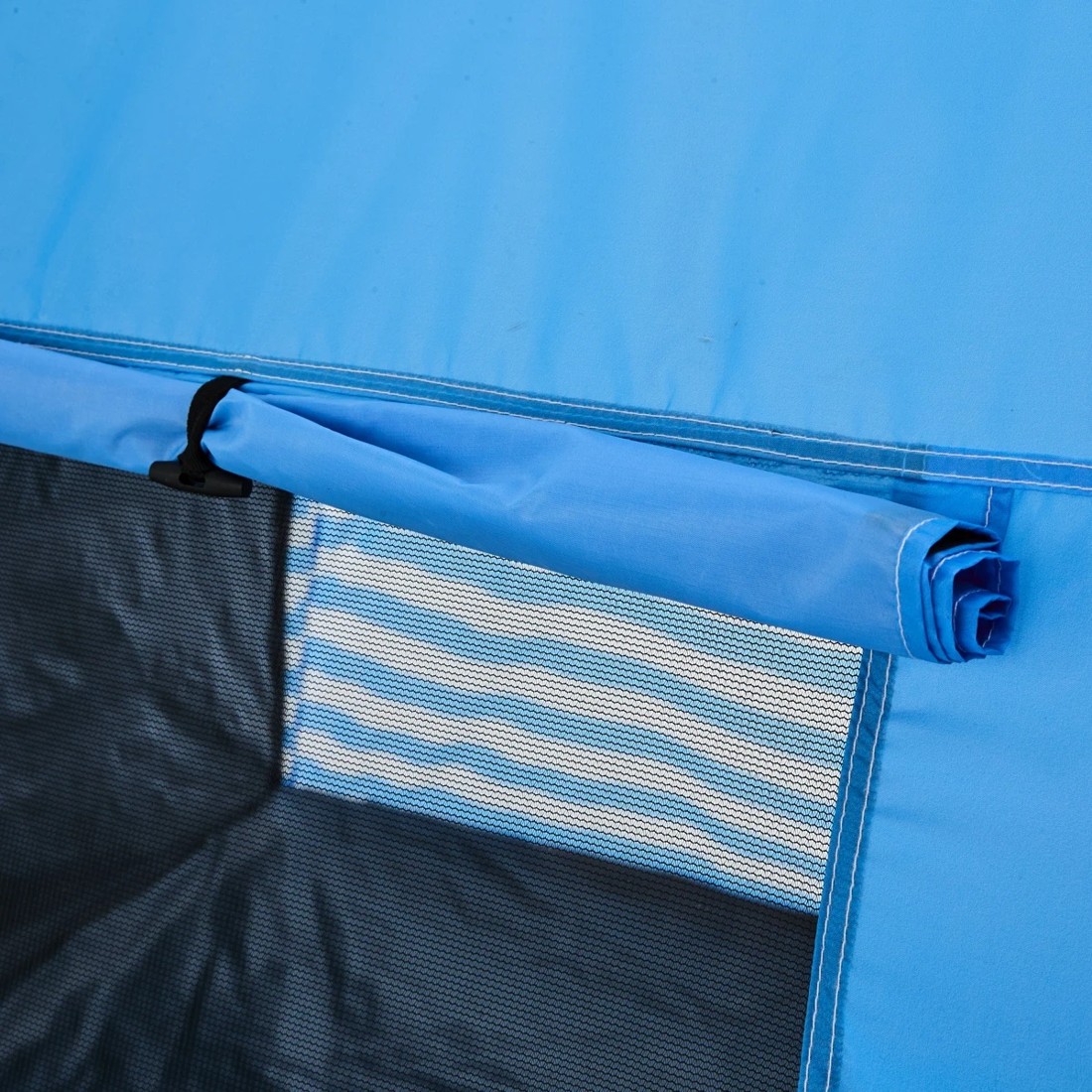7 Instant Beach Tent - Blue and White, 7 of 10