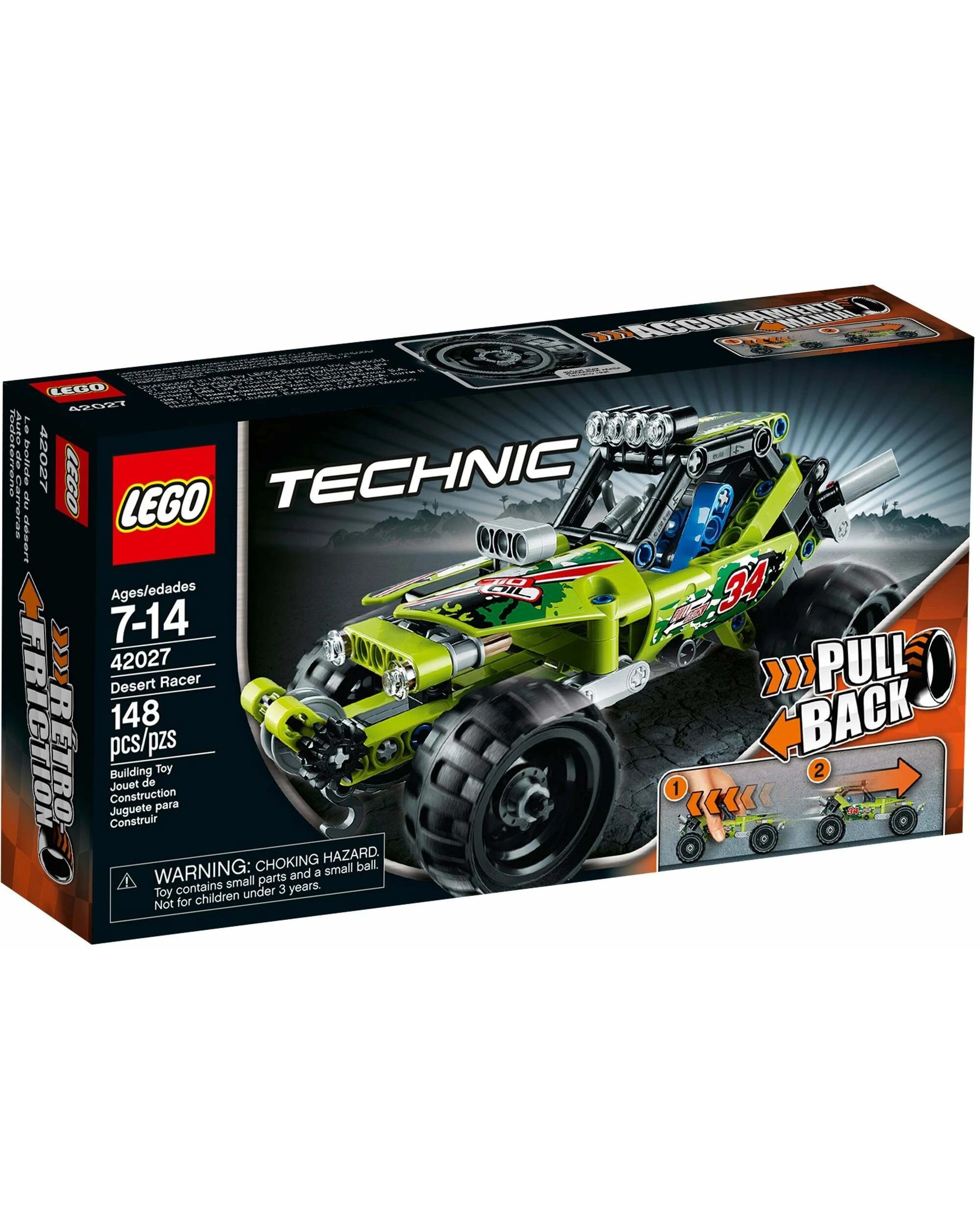 1 LEGO 42027 Desert Racer: Pull-Back Off-Road Buggy, 1 of 5