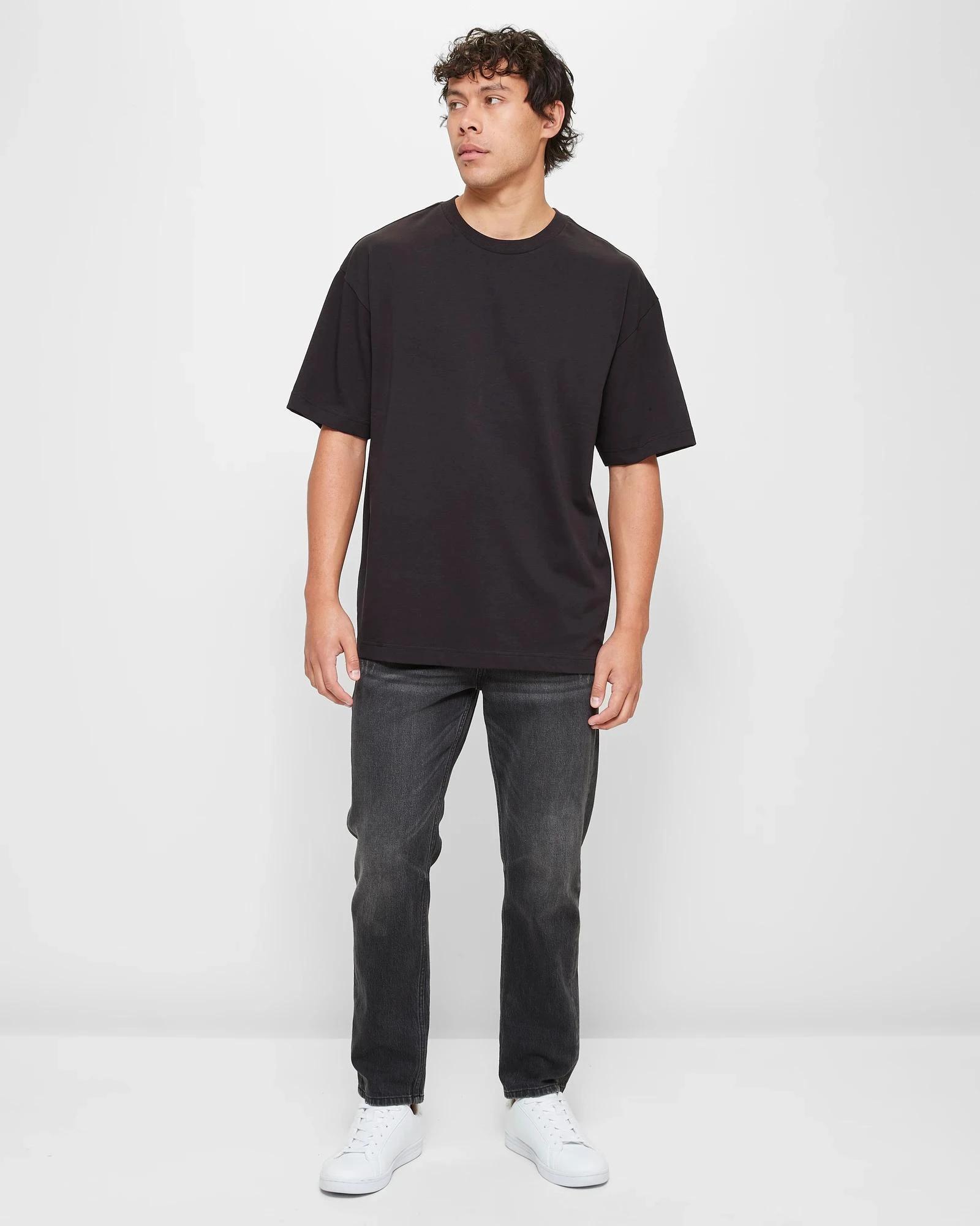 2 Commons Heavy Oversized T-Shirt BLACK, 2 of 5