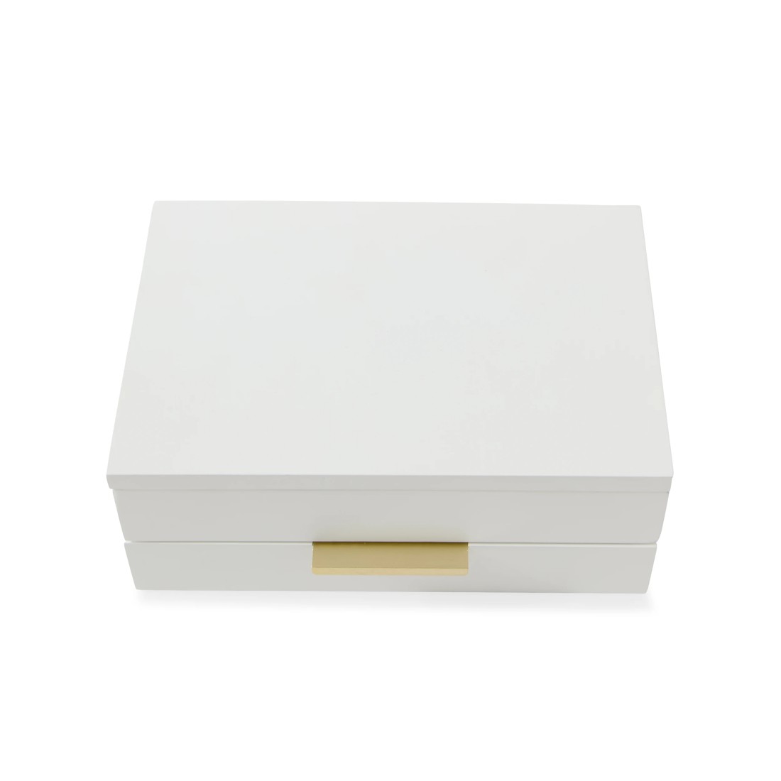 5 2 Tier White Jewellery Box, 5 of 5