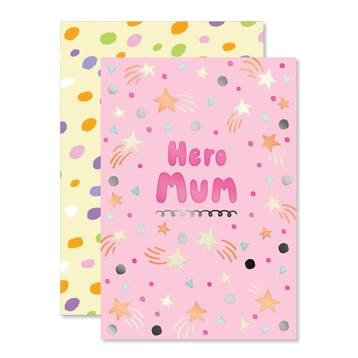 1 Hallmark Birthday Card for Mother - Neon Patterns, 1 of 3
