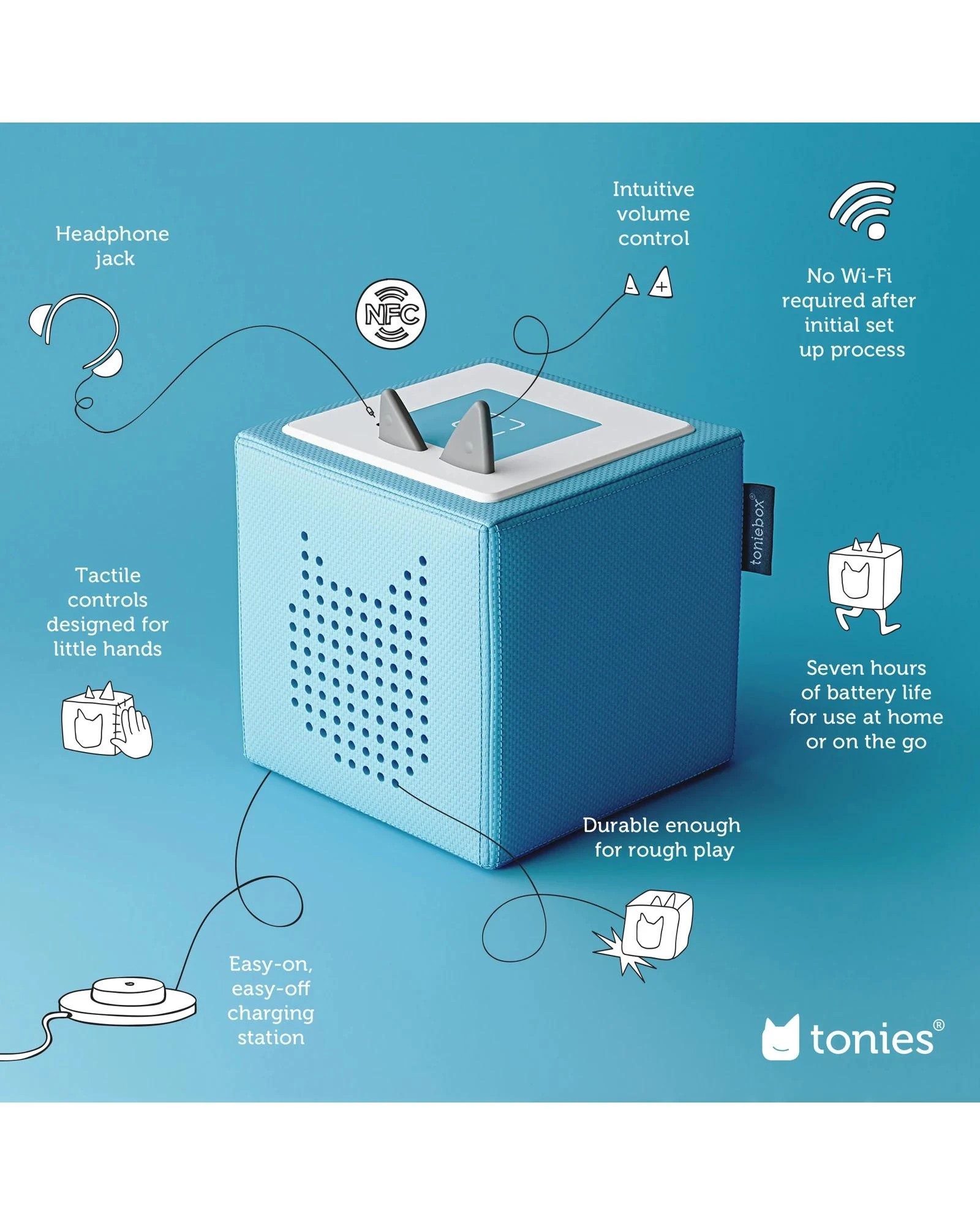 2 Tonies - Toniebox - Playtime Puppy Starter Set - Light - Blue, 2 of 9