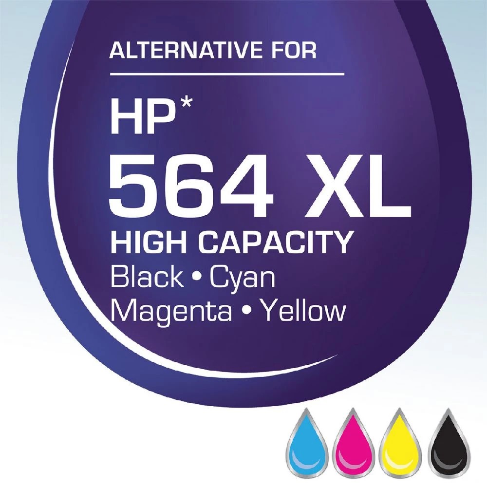 2 Calidad Compatible HP 564XL Ink Cartridges 4 Pack, 2 of 7