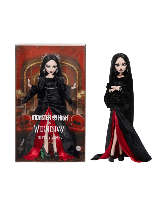 Monster High x Wednesday Morticia Addams 