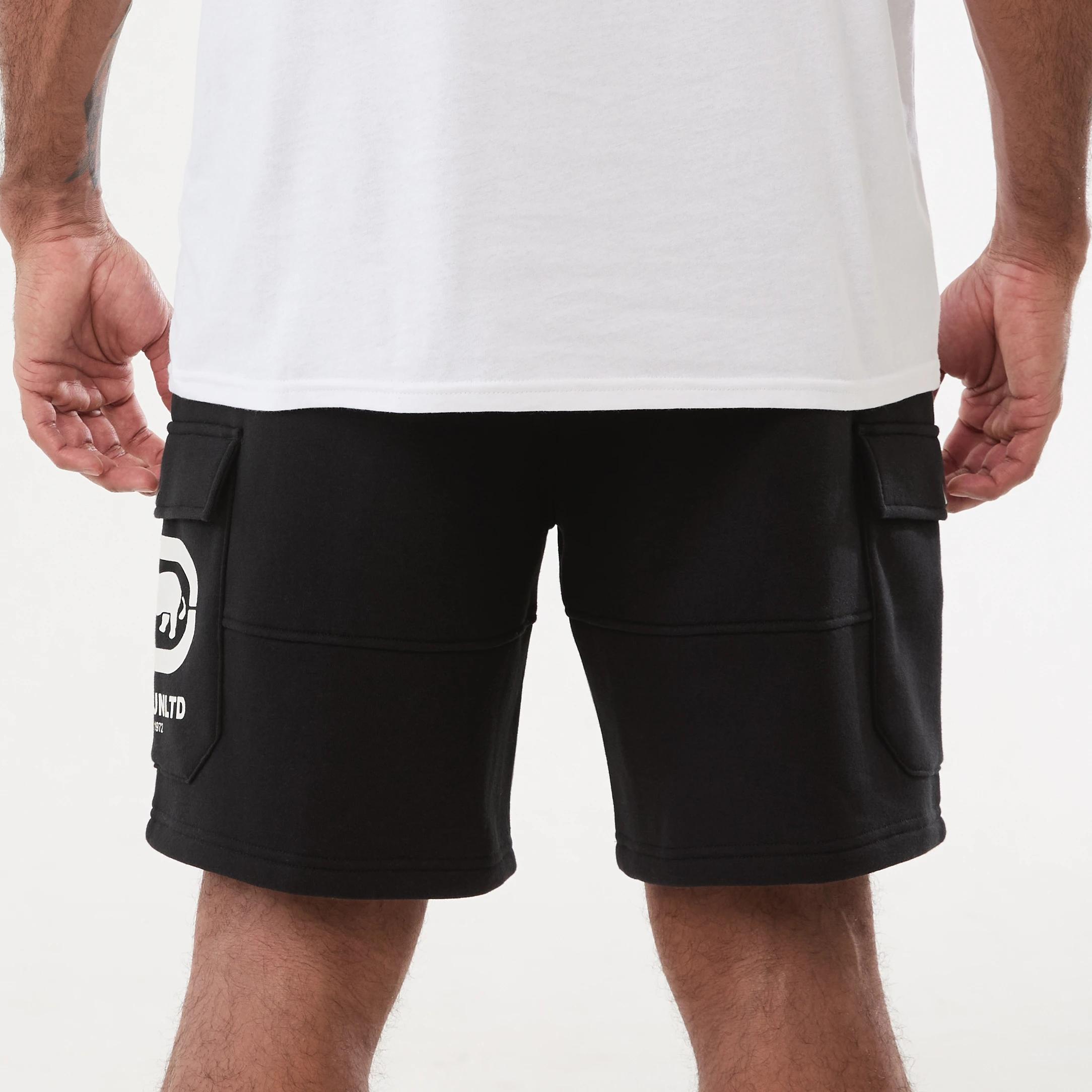 3 Ecko License Fleece Shorts ECKO ICON FLEECE BLACK, 3 of 6