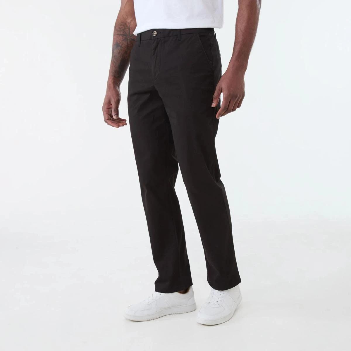 2 Straight Casual Chino Pants BLACK, 2 of 5