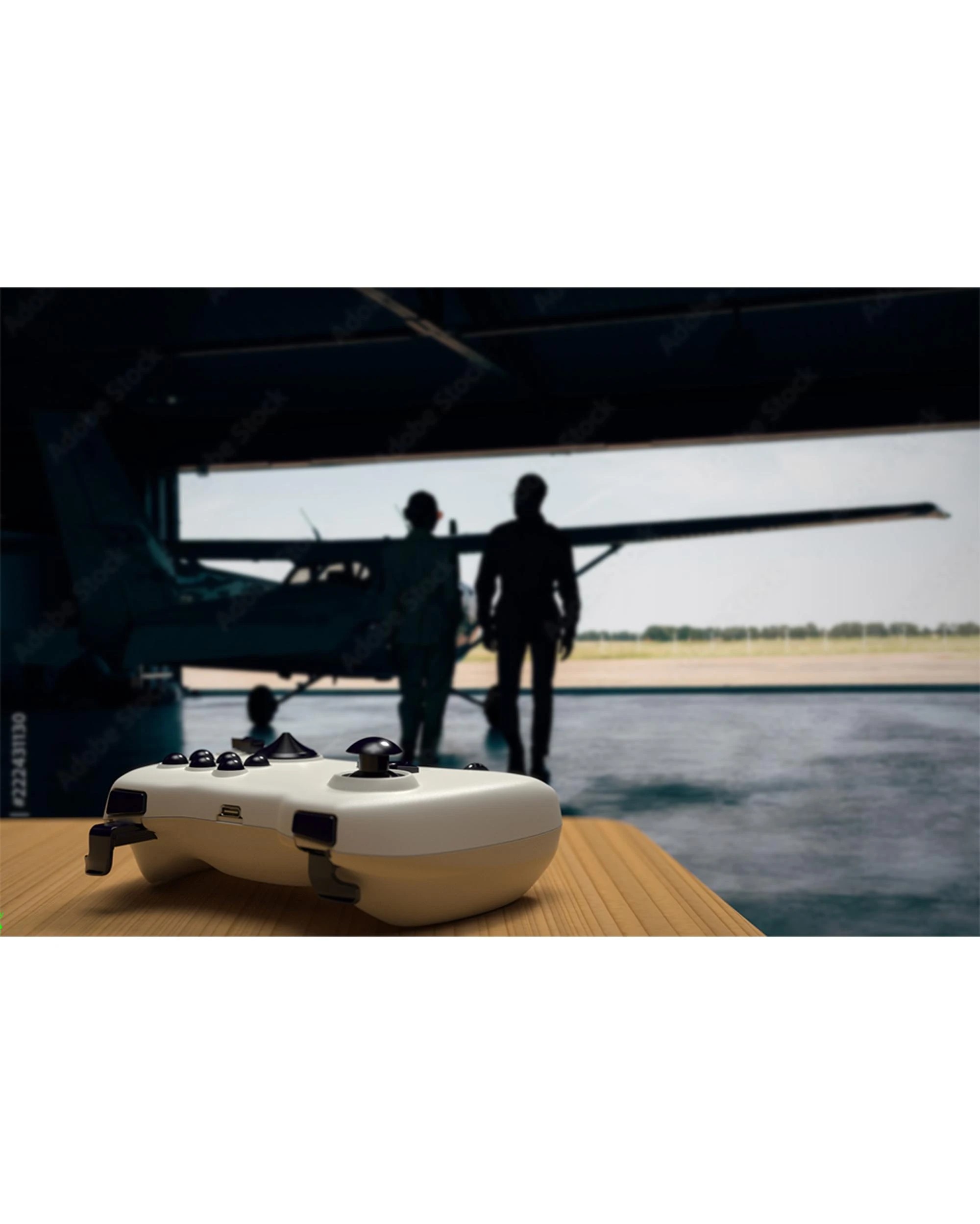 9 Yawman Arrow Handheld Flight Controller - White, 9 of 10