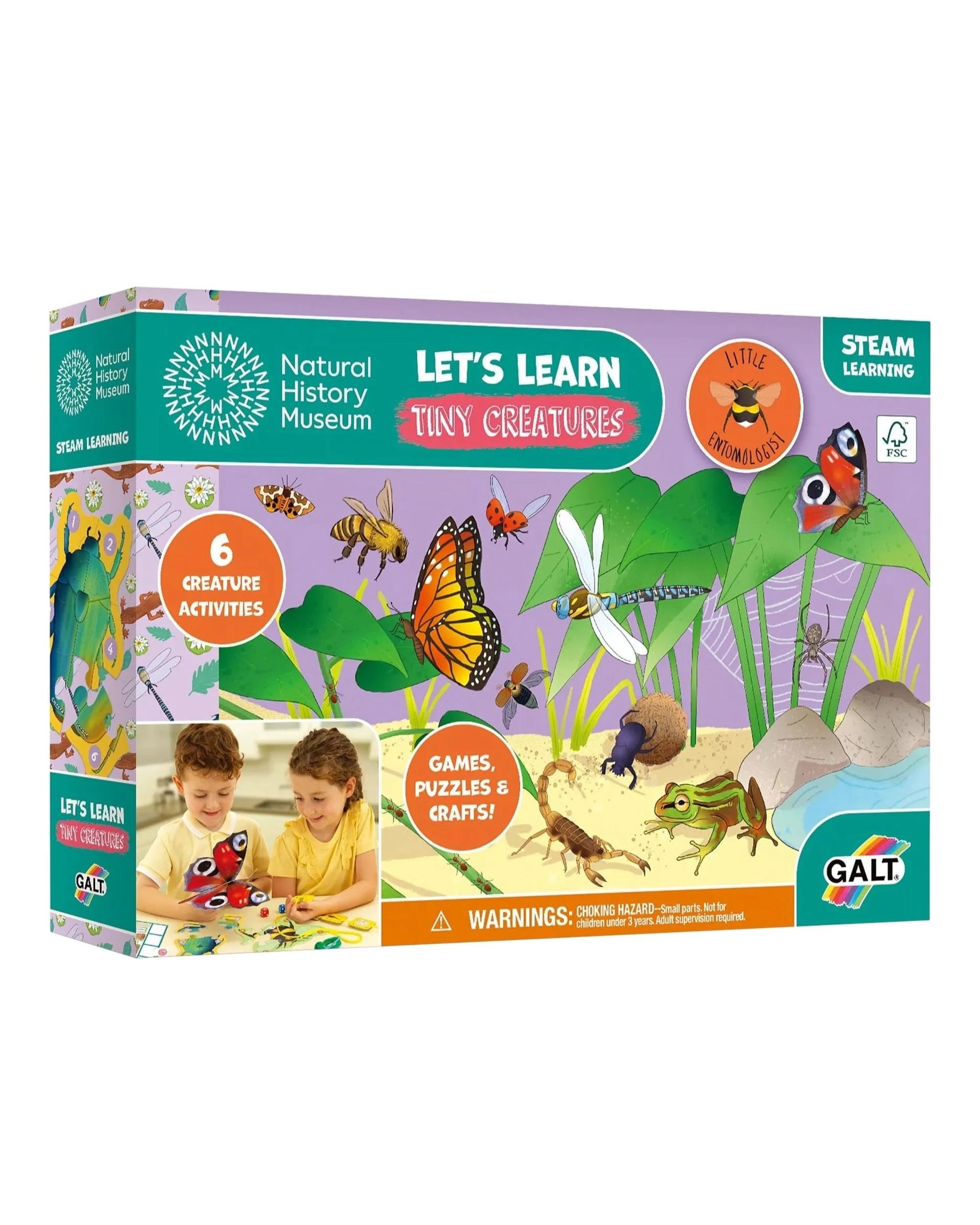 1 Galt Let's Learn Tiny Creatures Activity Kit, 1 of 6