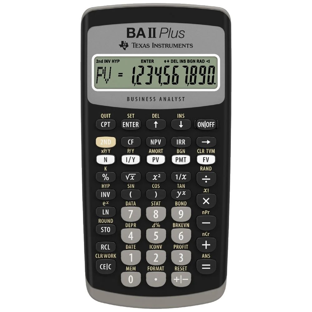 1 Texas Instruments Financial Calculator BAII Plus, 1 of 1