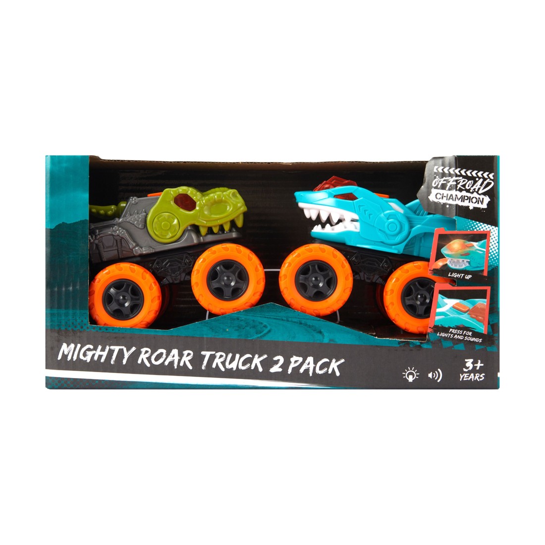 1 2 Pack Offroad Champion Mighty Roar Truck, 1 of 7