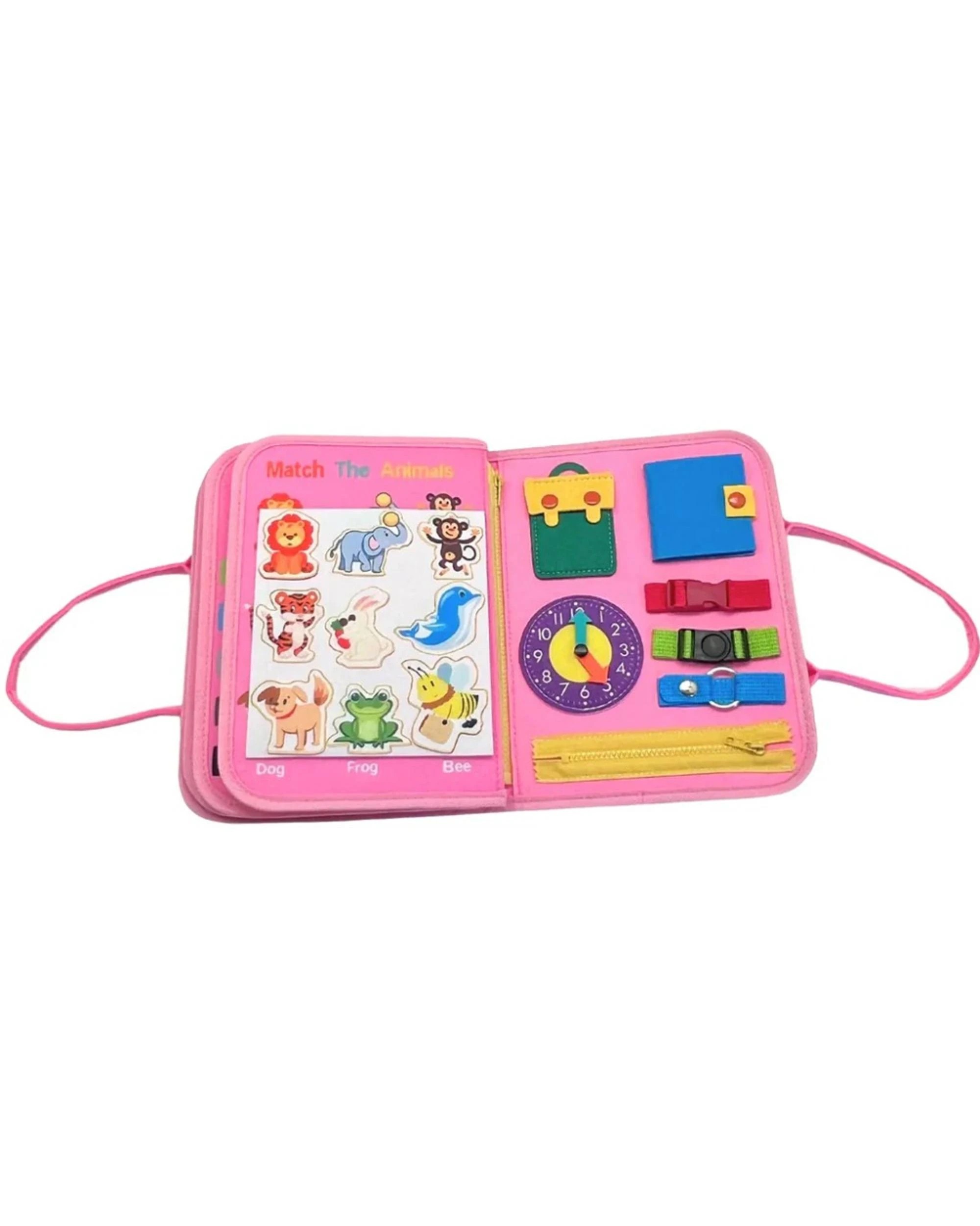 6 Magic Sensory Busy Boards - Pink, 6 of 6