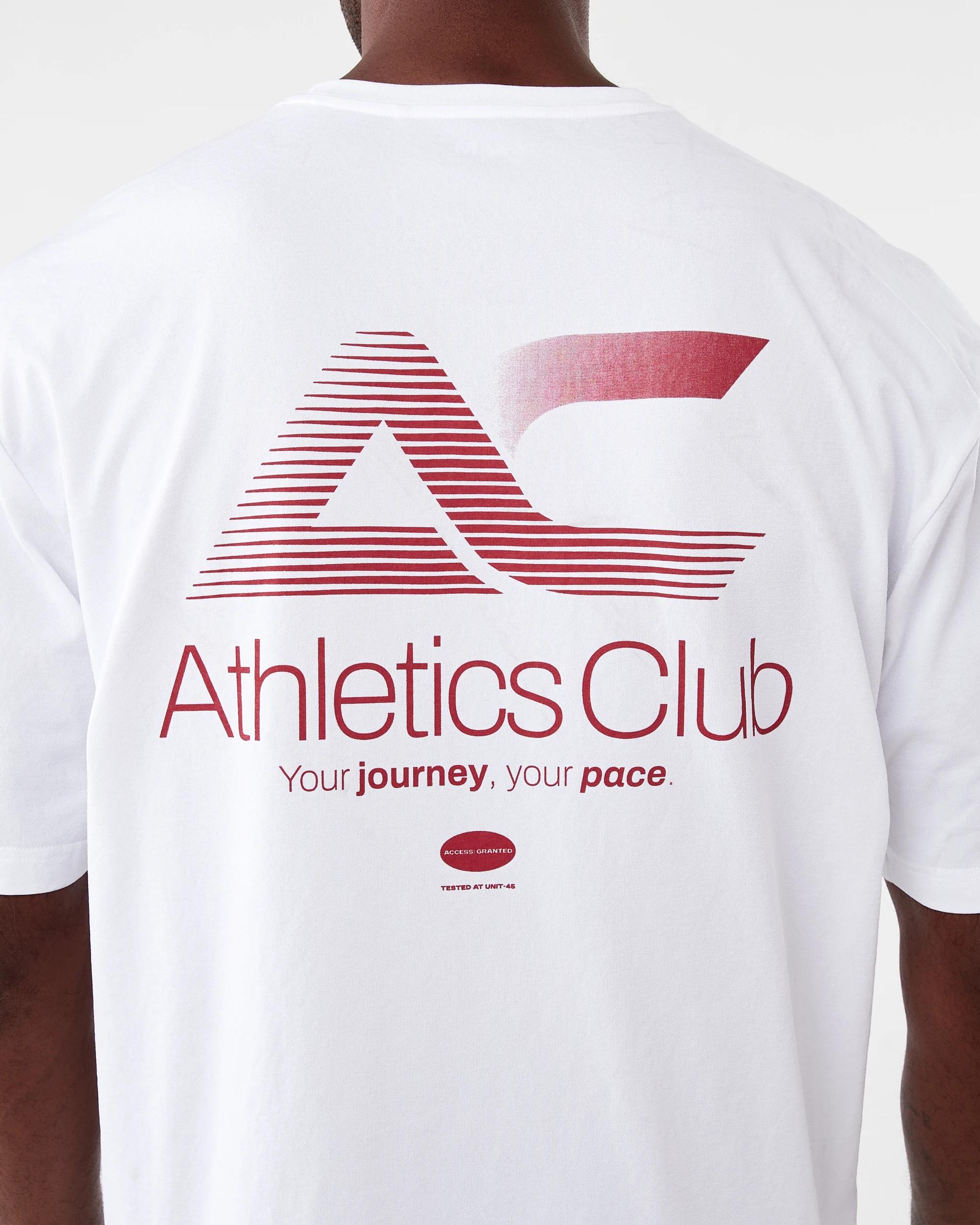 7 Active Mens Oversized Graphic T-shirt White, 7 of 7