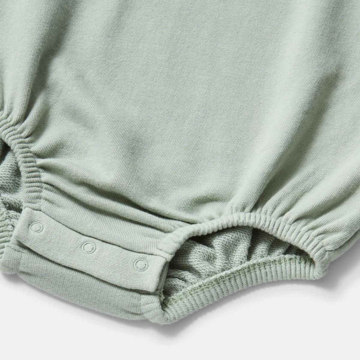 3 Long Sleeve Terry Bodysuit AQUA GREY CUTE, 3 of 5