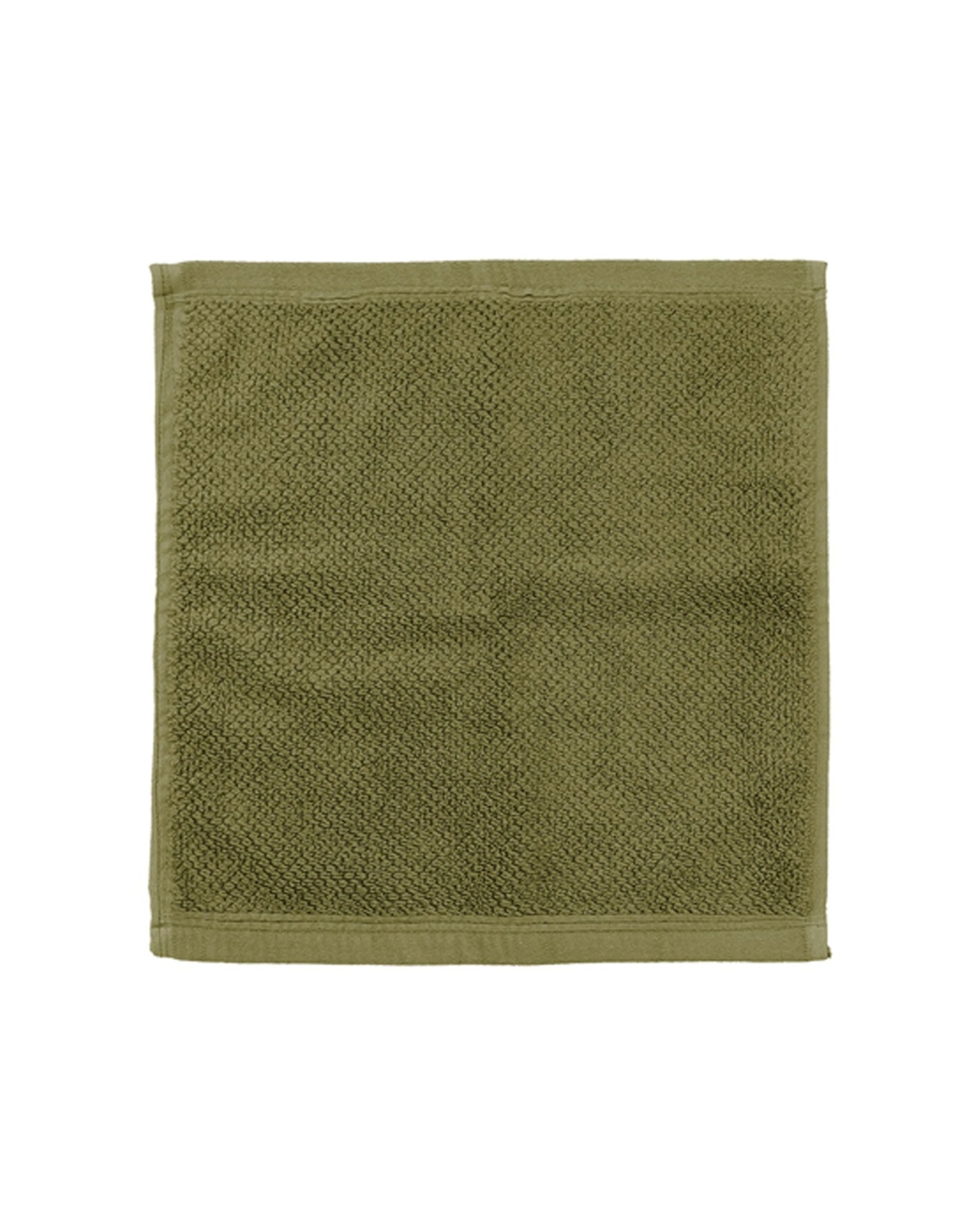 4 Bambury Angove 600gsm Soft Absorbent Cotton Face Washer 12PK 33x33cm - Green, 4 of 5