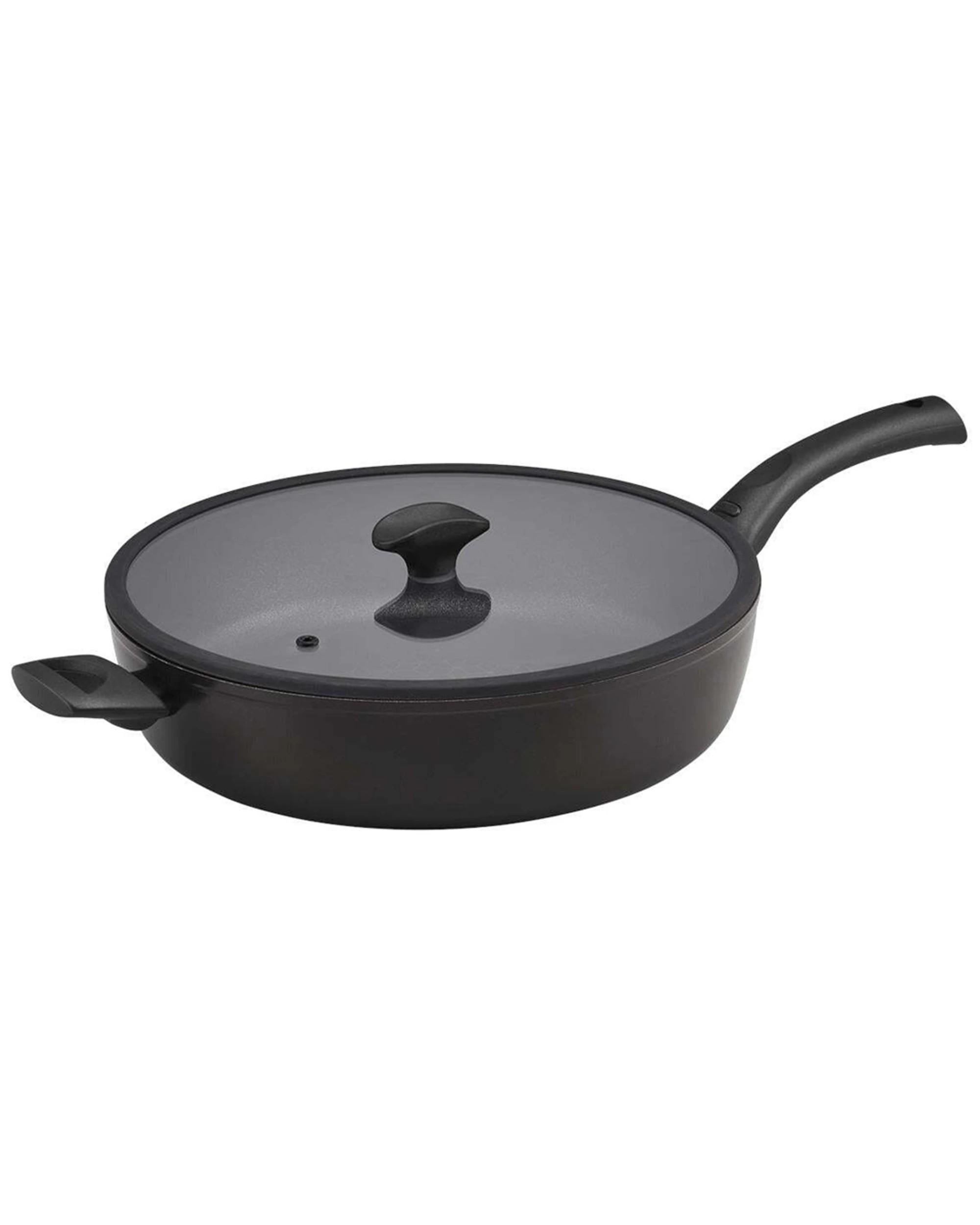1 Essteele Per Salute 32cm Non-Stick Saute Pan with Glass Lid, Black - Black, 1 of 3