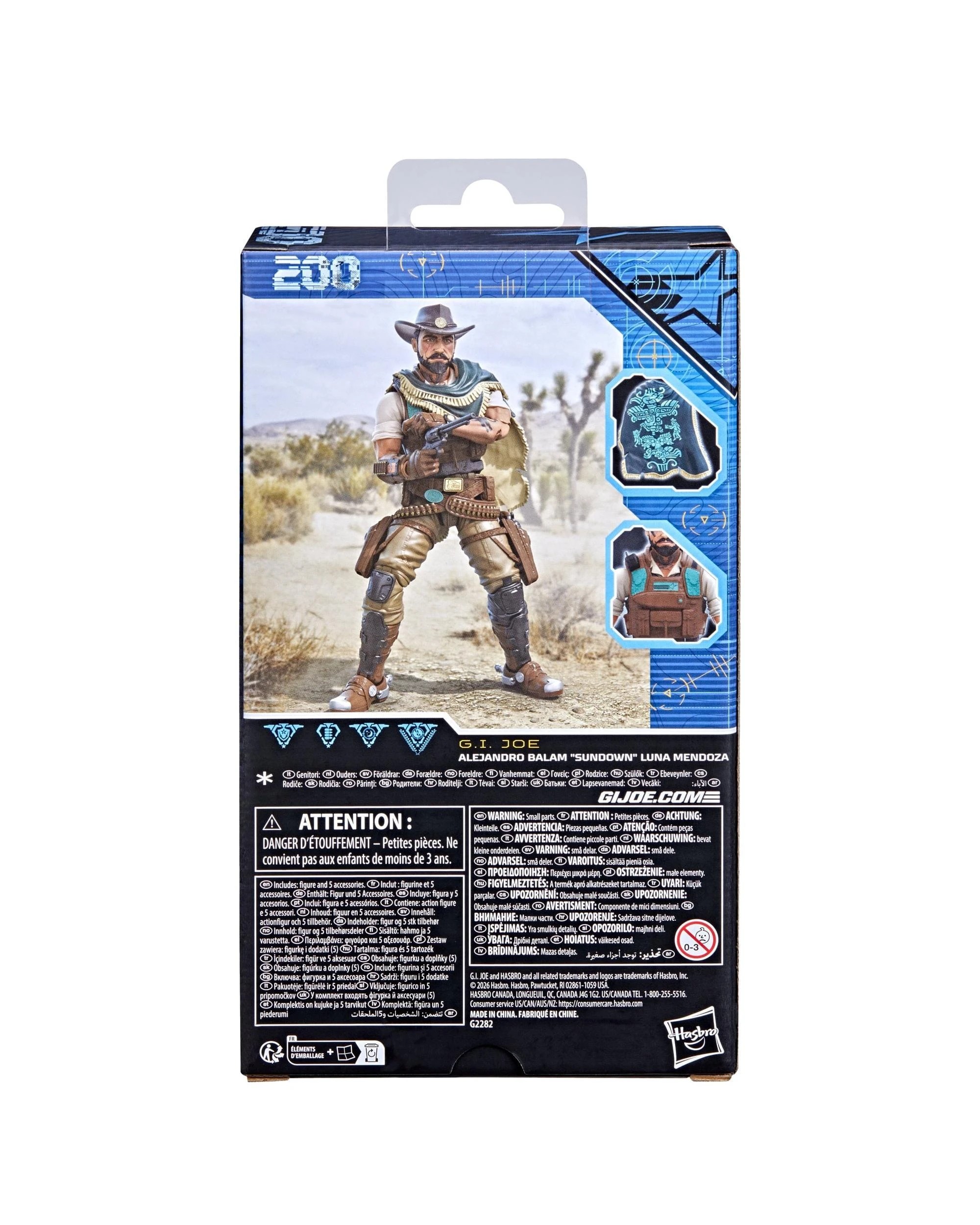 6 G.I. Joe Classified Series: #200 Alejandro Balam "Sundown" Luna Mendoza Action Figure, 6 of 6