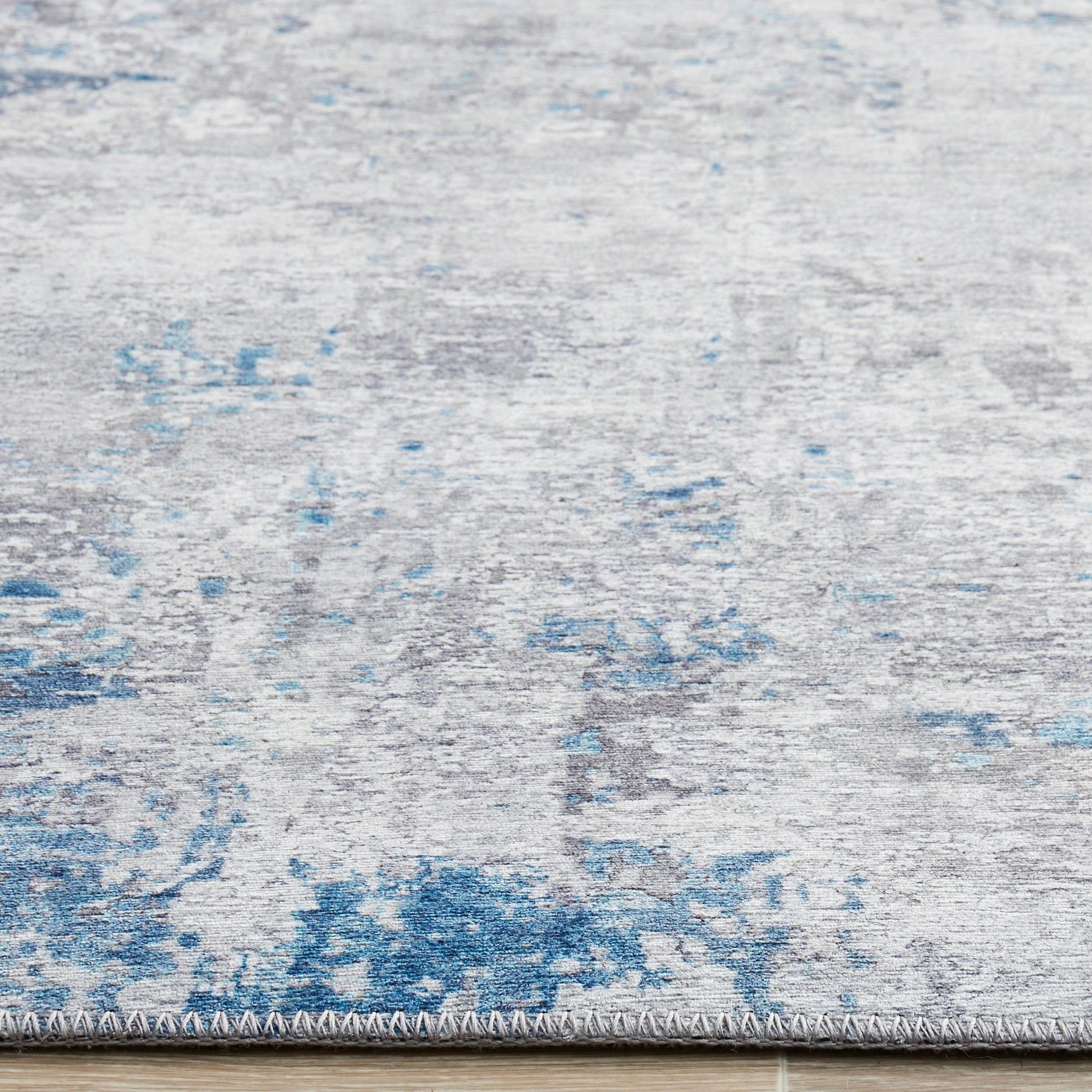 8 Common Ground Rugs Bazaar 132 280x190cm - Large Floor Rug - Blue, 8 of 9