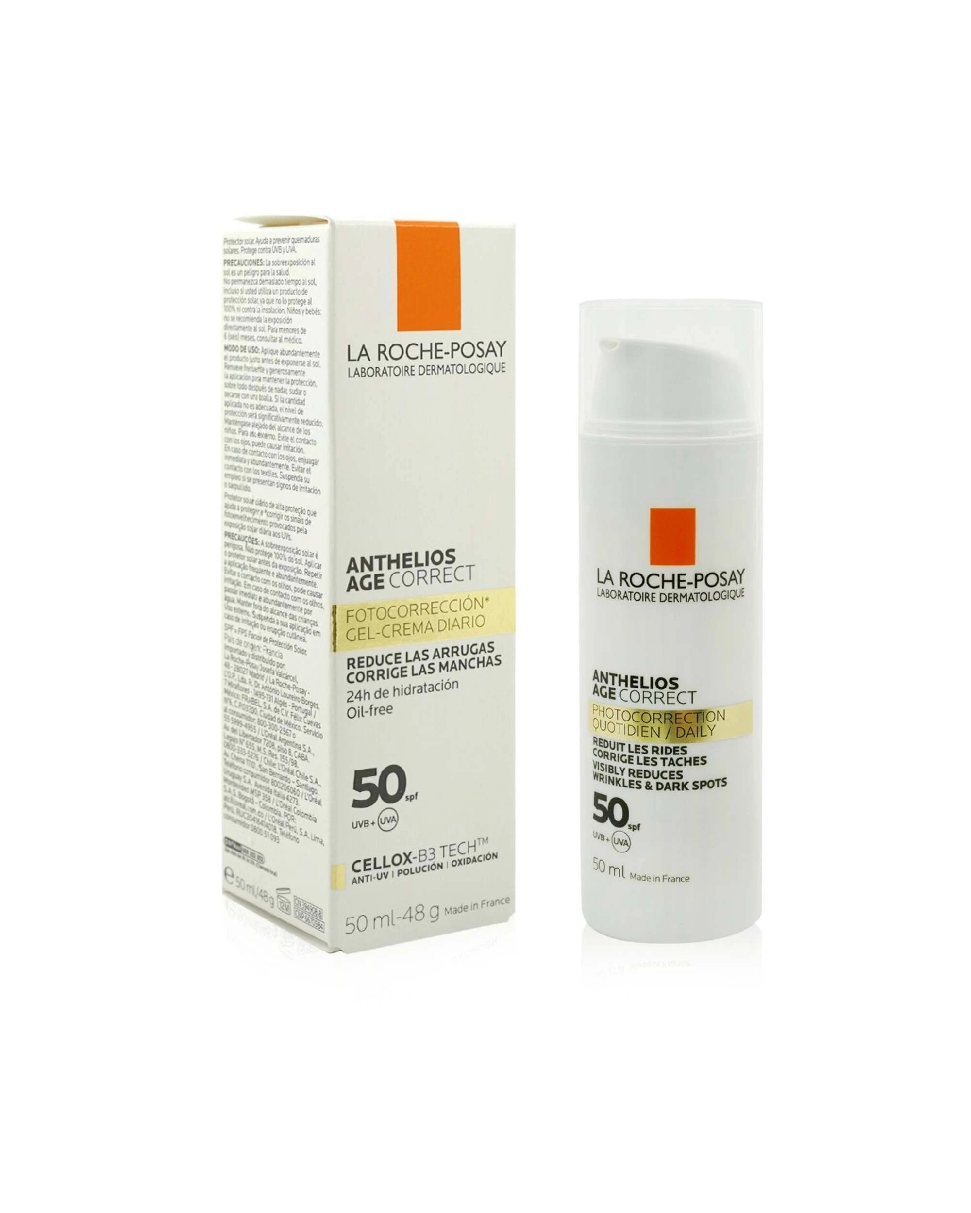 2 La Roche Posay Anthelios Age Correct Daily Photocorrection - Visibly Reduces Wrinkles & Dark Spots SPF 50  50ml/1.7oz, 2 of 3