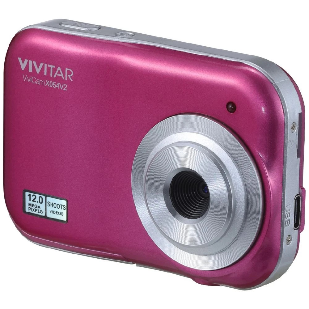 4 Vivitar VX054v2 12.1MP Digital Camera Pink, 4 of 8