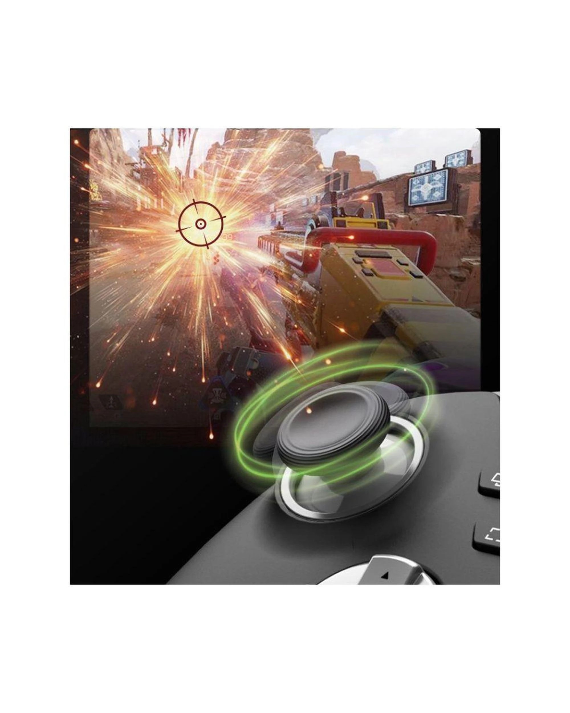 8 PXN P5 Wireless Wired Gaming Controller 1000Hz Hall for PC Switch iOS Android Black, 8 of 10