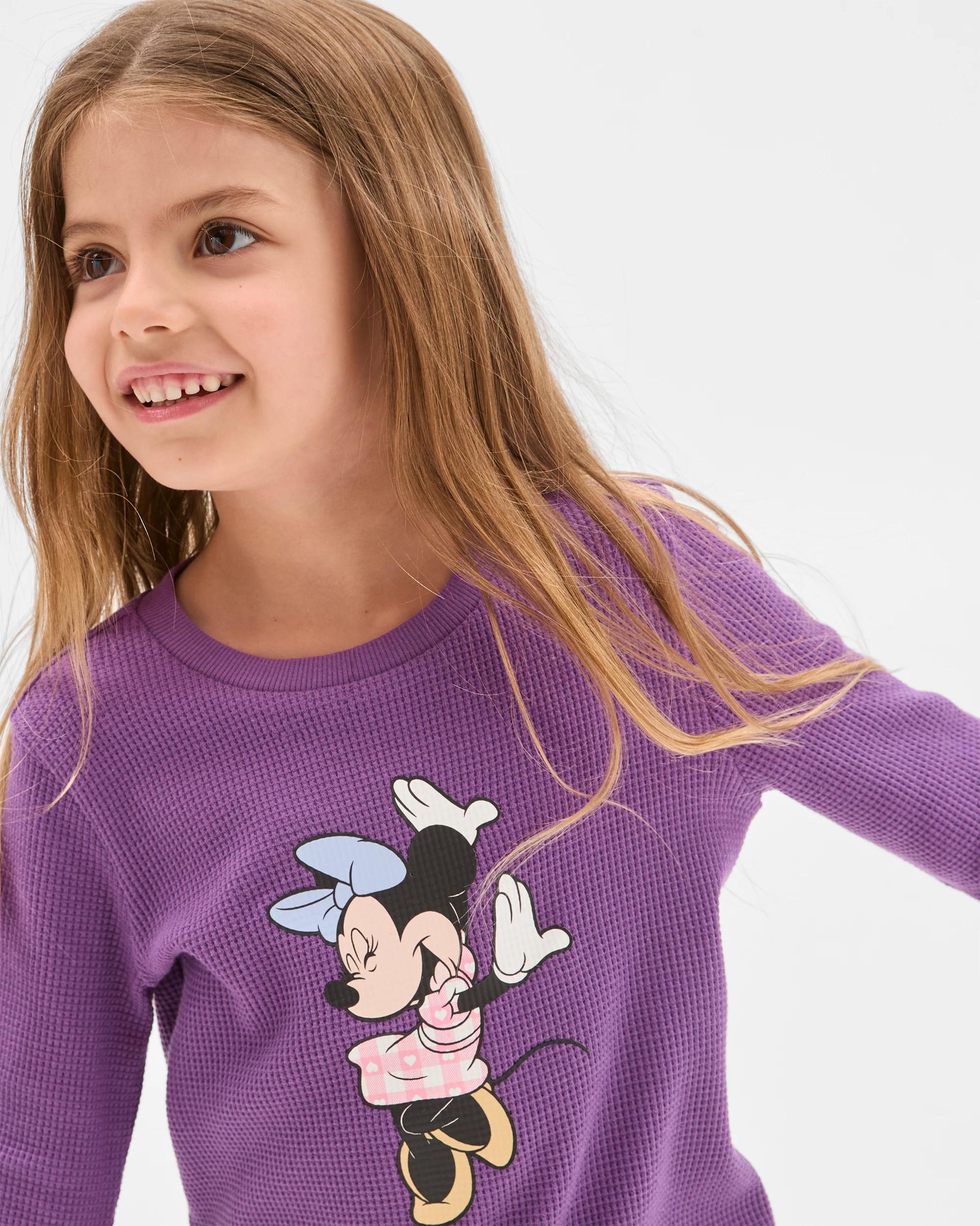 6 Disney Minnie Mouse Australian Cotton Younger Girls Pyjama Set MINNIE, 6 of 8