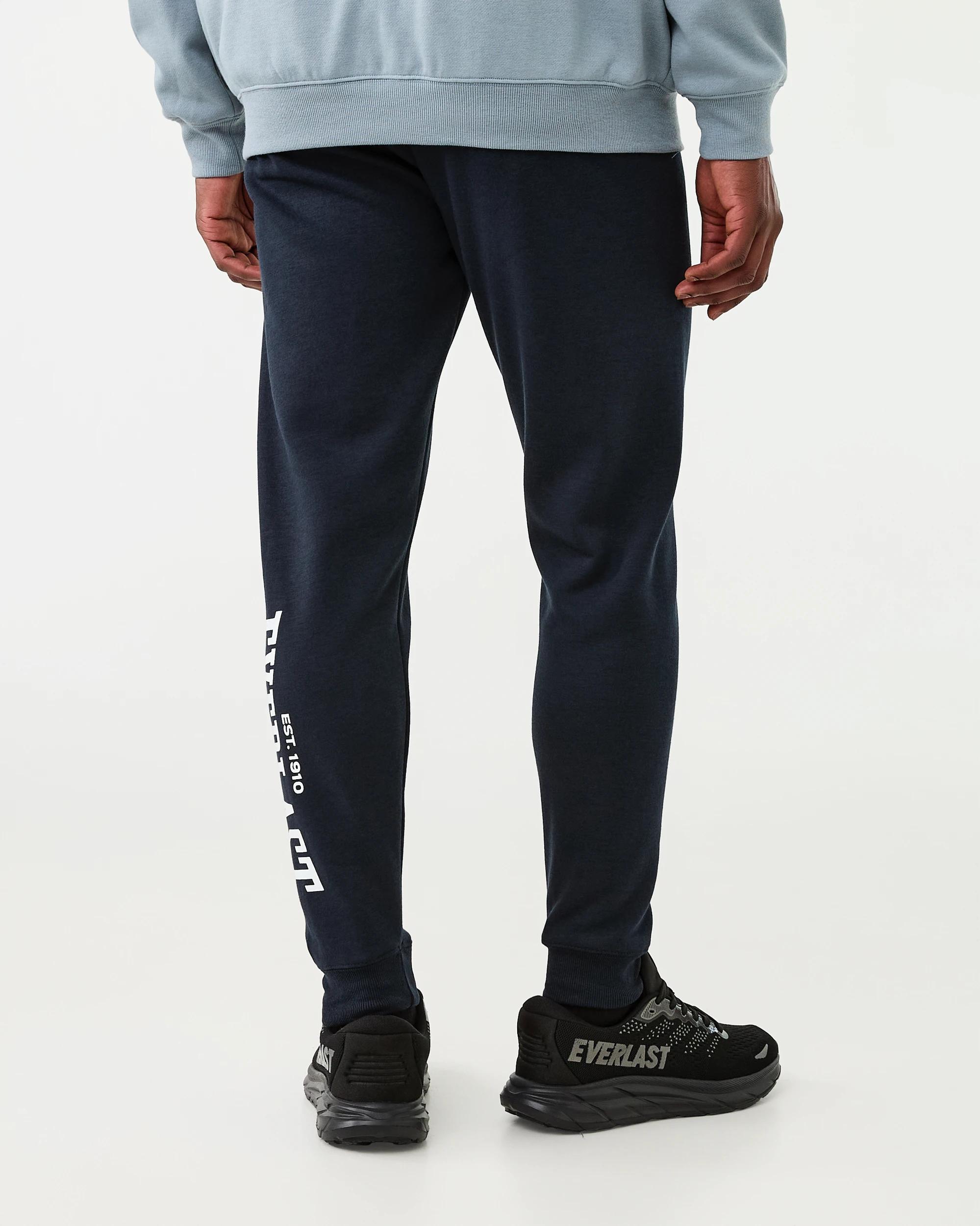 3 Everlast Mens Block Trackpants Indigo, 3 of 7