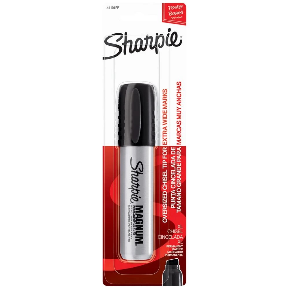 1 Sharpie Magnum Permanent Marker Black, 1 of 8