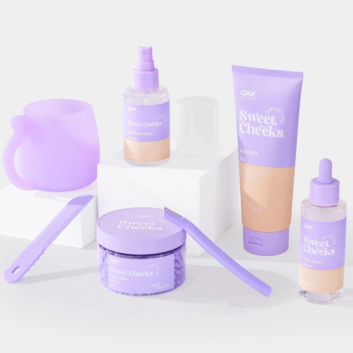 4 OXX Bodycare Sweet Cheeks Post-Shave Serum 100ml - Aloe Vera Extract and Lavender Oil, 4 of 4