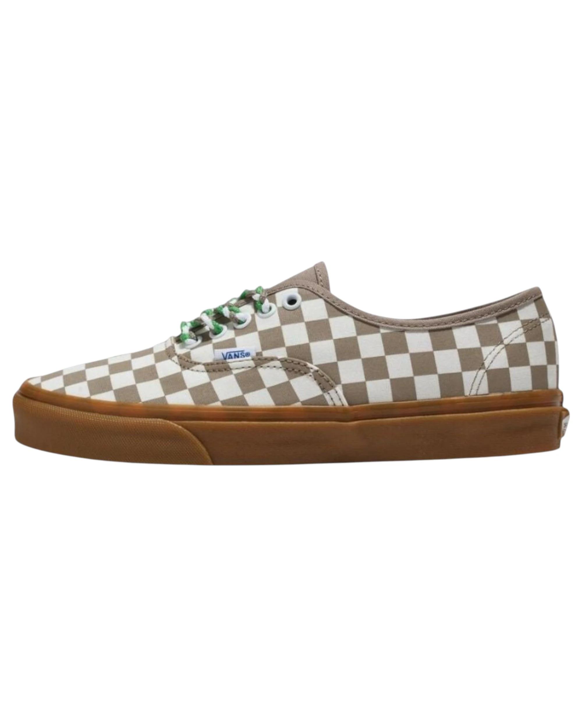 2 Vans Mens Authentic Checkerboard Moon Rock Grey Lace Up Shoes GREY, 2 of 4