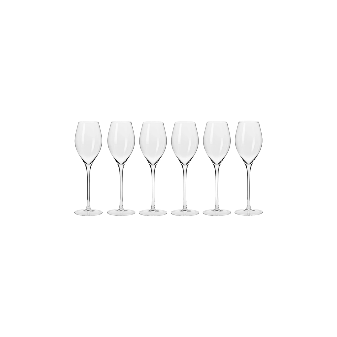 1 Krosno Harmony 6pc Prosecco Wine Glass Set 300ml Drinkware Set Barware
 - Plain, 1 of 5