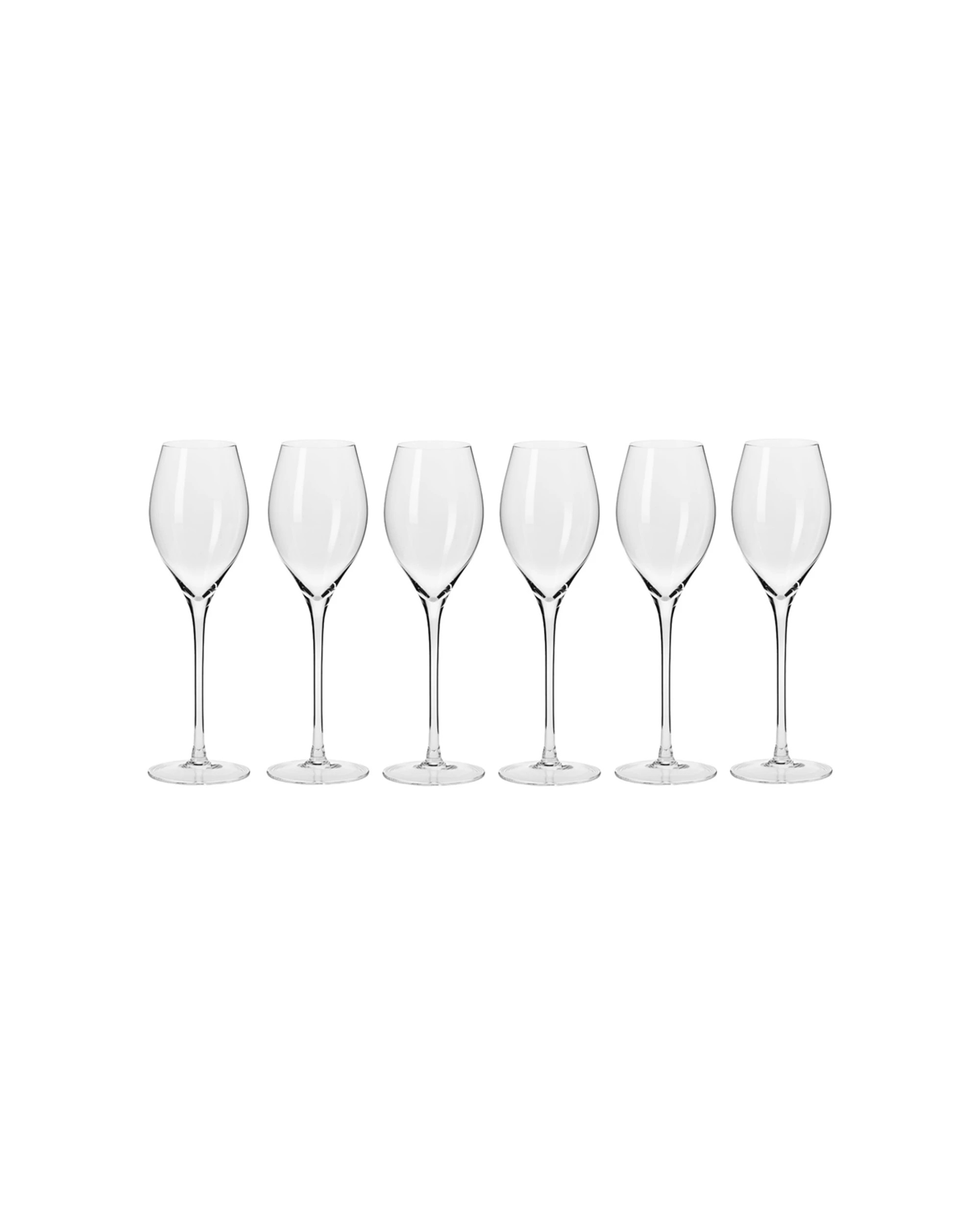 1 Krosno Harmony 6pc Prosecco Wine Glass Set 300ml Drinkware Set Barware
 - Plain, 1 of 5
