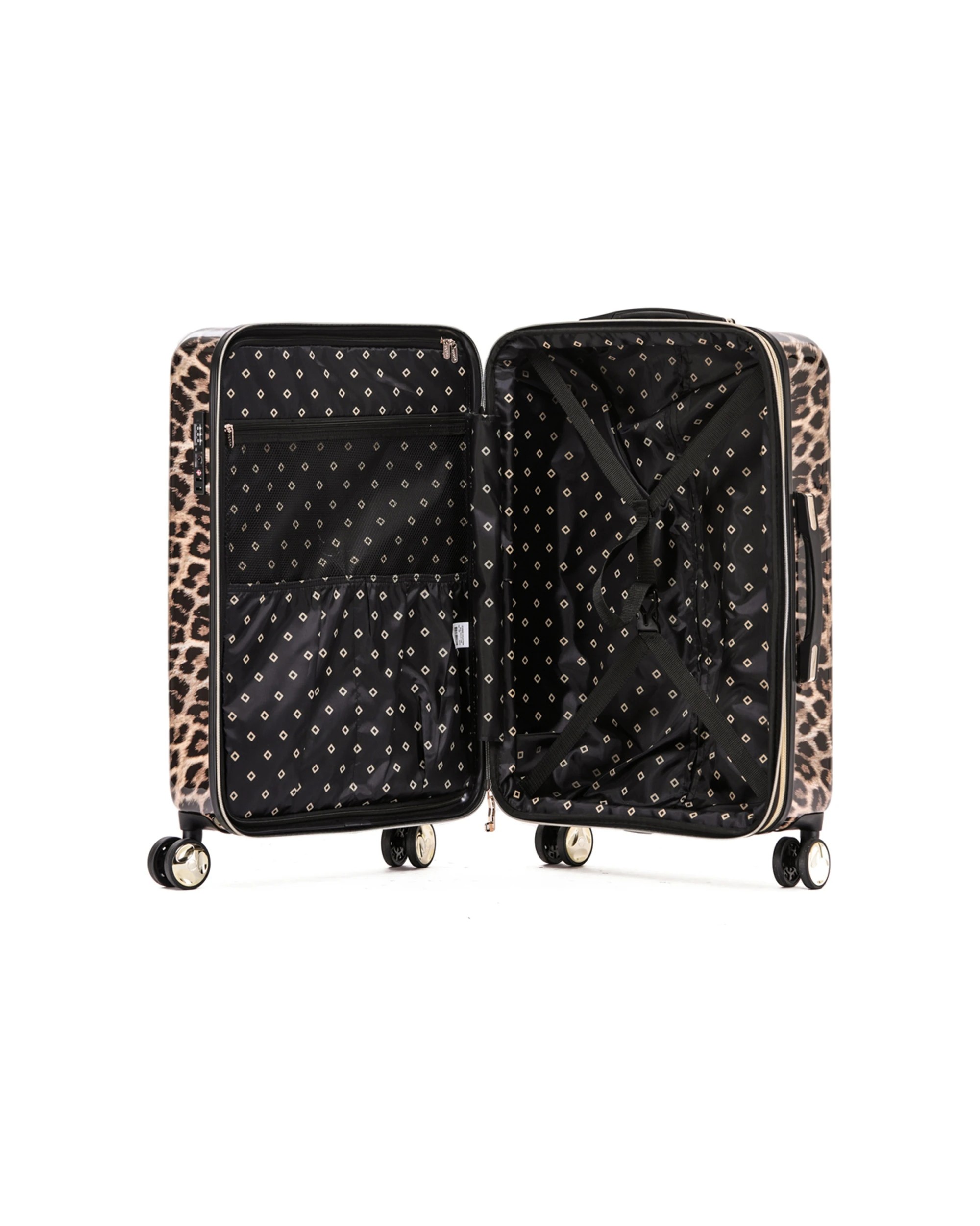 4 Tosca Leopard 20" Cabin Trolley Luggage Travel Suitcase - Pattern, 4 of 5